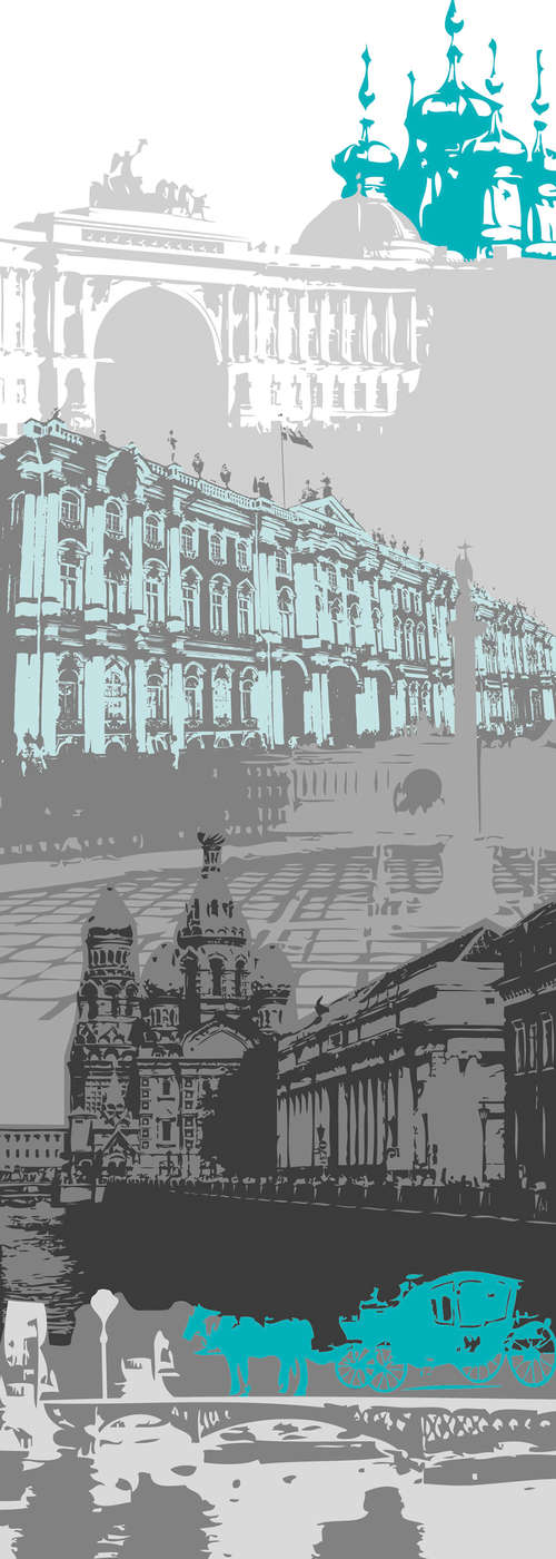             Städte Fototapete St. Petersburgs Wahrzeichen auf Premium Glattvlies
        