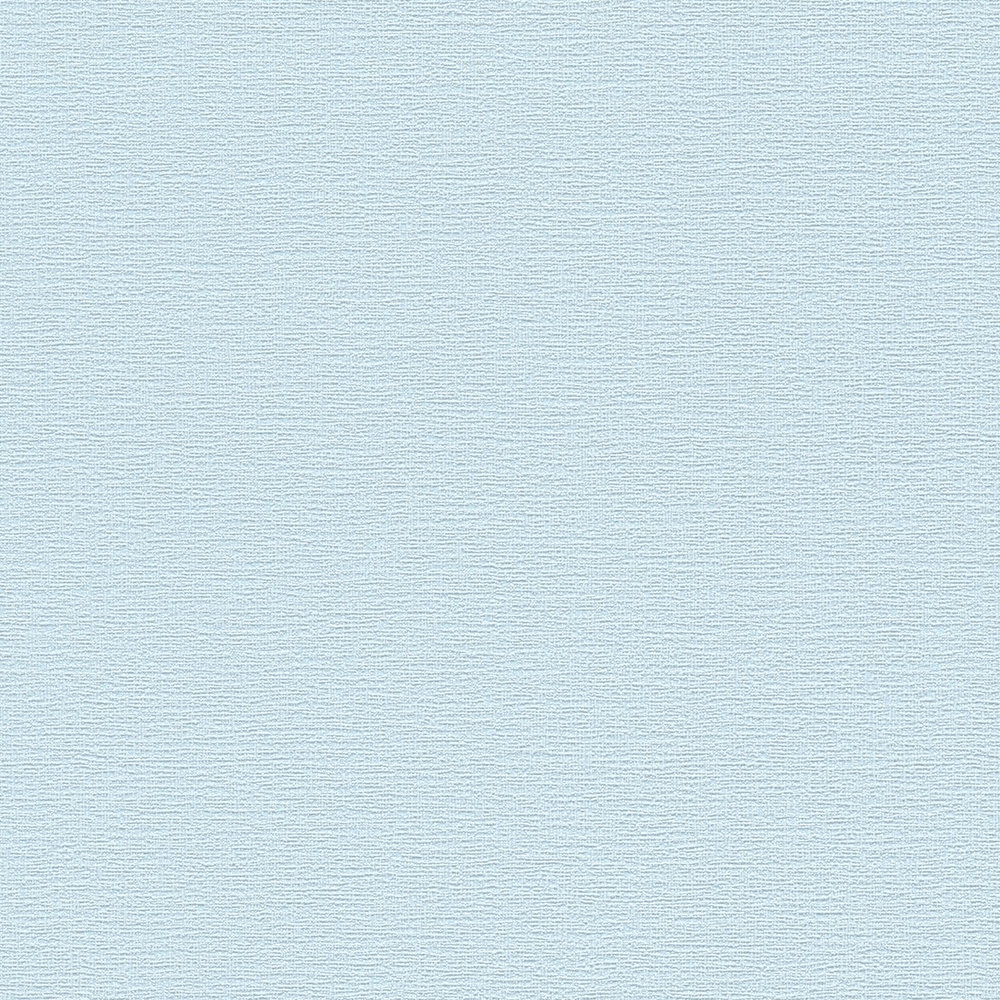             Vliestapete Hellblau einfarbig matt mit Strukturdesign
        