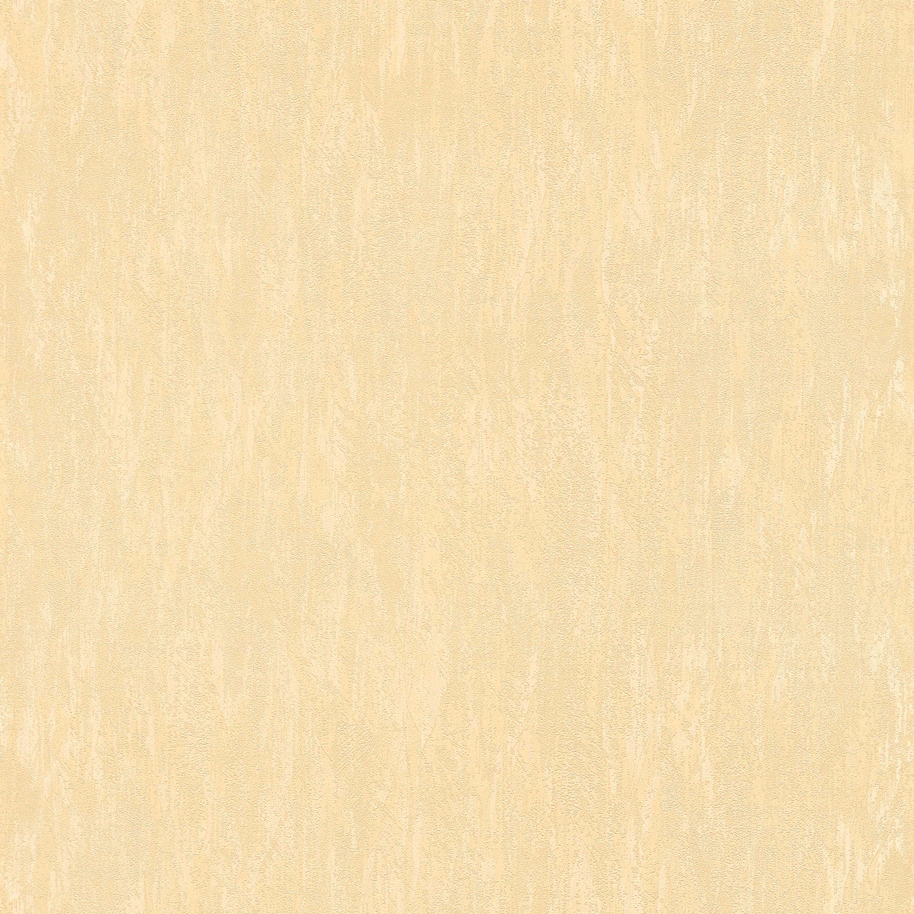 Putzoptik Papiertapete helles Gelb mit Struktureffekt
