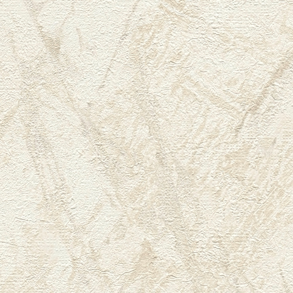             Marmoroptik Tapete in Creme mit Strukturdesign
        