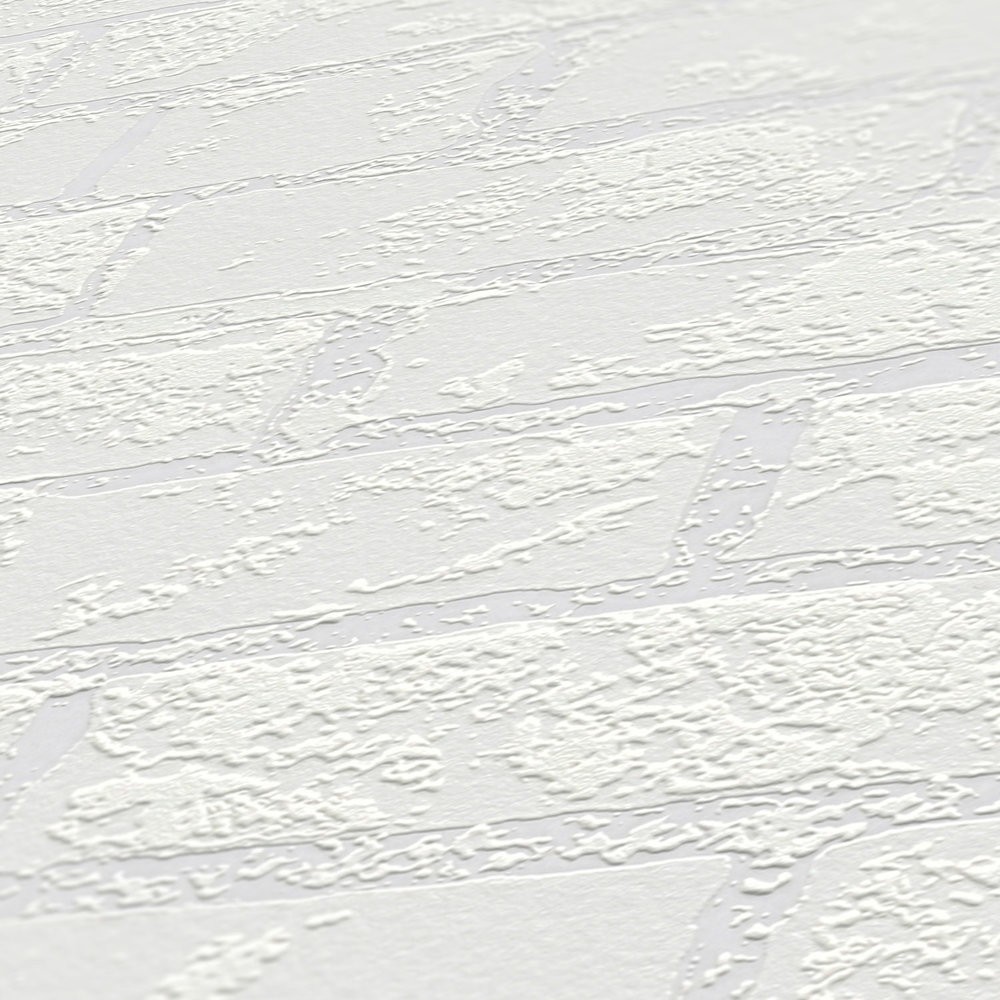             Steinoptik Tapete mit Ziegelsteinmauer – Überstreichbar
        