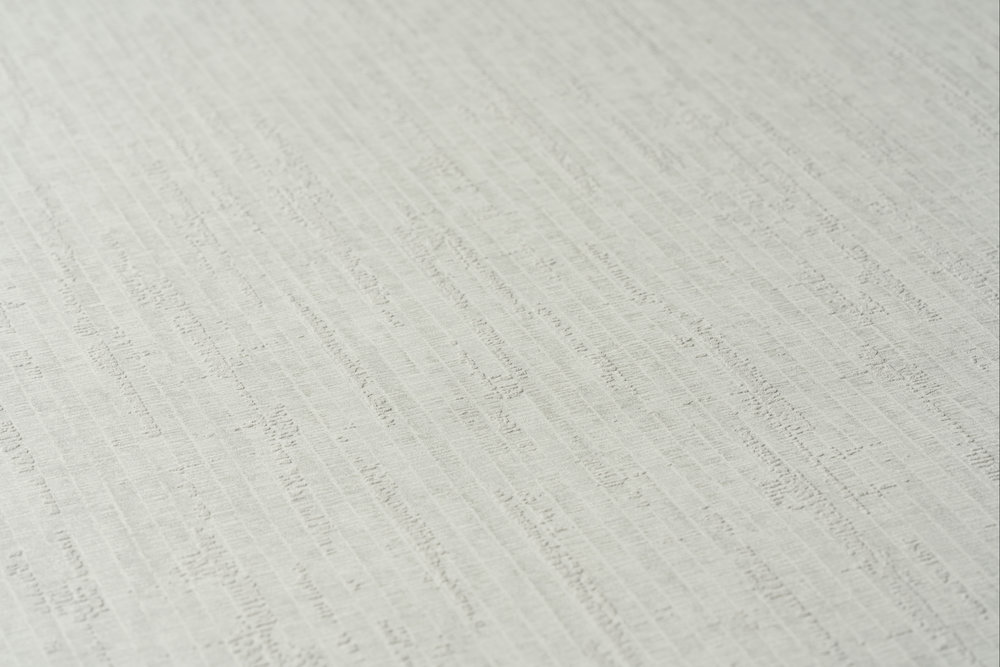             Hellgraue Tapete mit Textiloptik & Linieneffekt – Grau
        