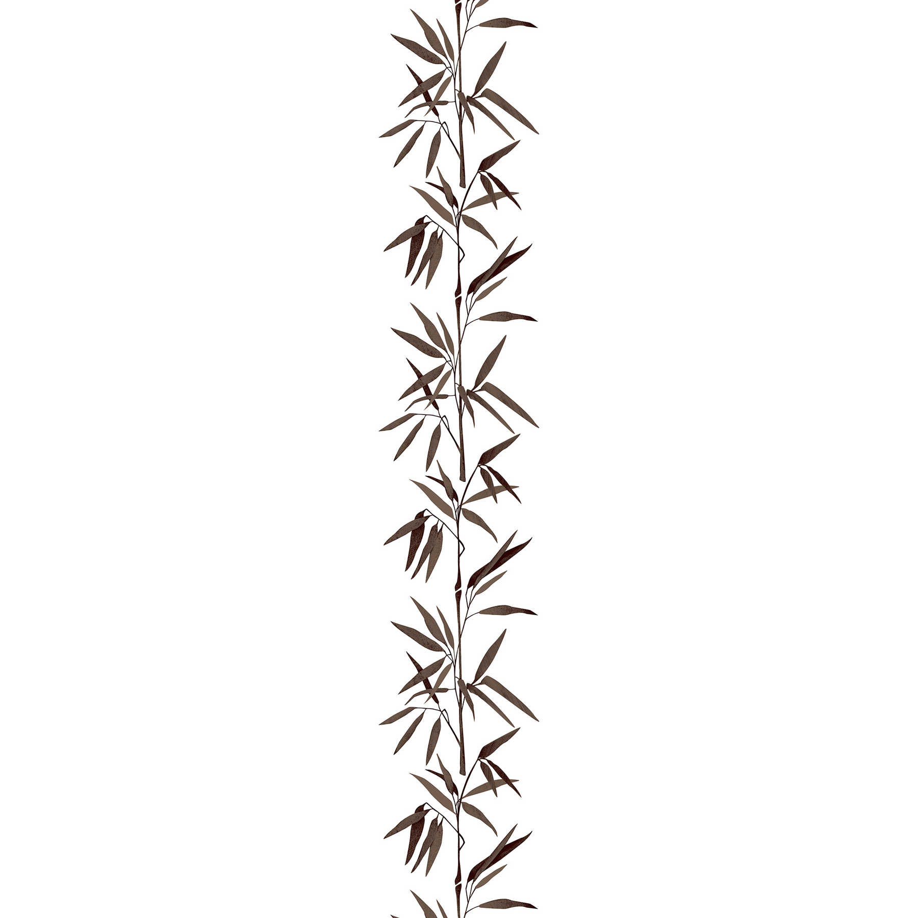         Schwarz-Weiß Vliestapete mit Bambus Motiv
    