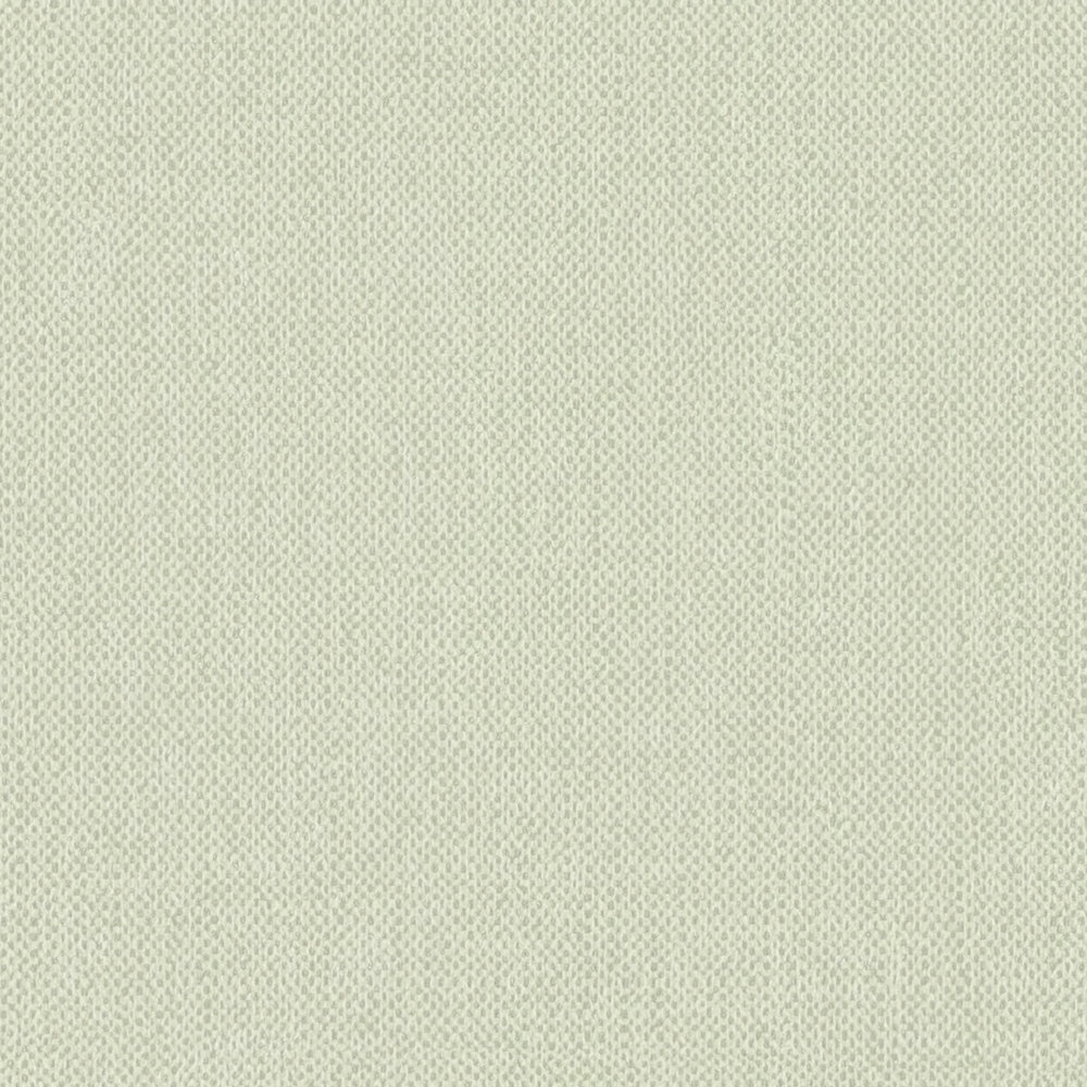             Einfarbige Tapete Hellgrün Pastell mit Textilstruktur – Grün
        