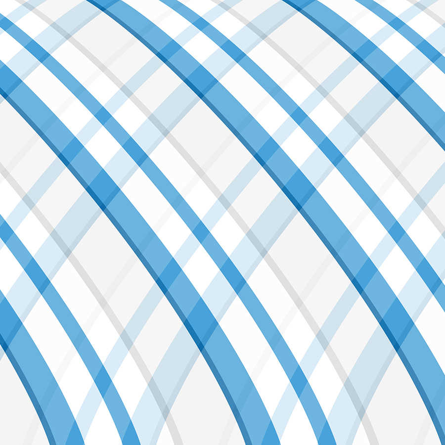 Design Fototapete mit abgerundeten Streifen blau auf Perlmutt Glattvlies
