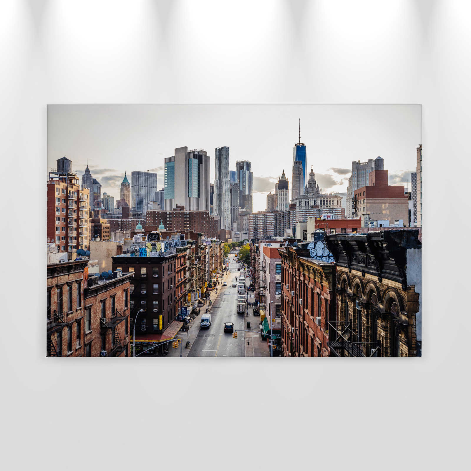            New York Leinwand mit Skyline – 0,90 m x 0,60 m
        