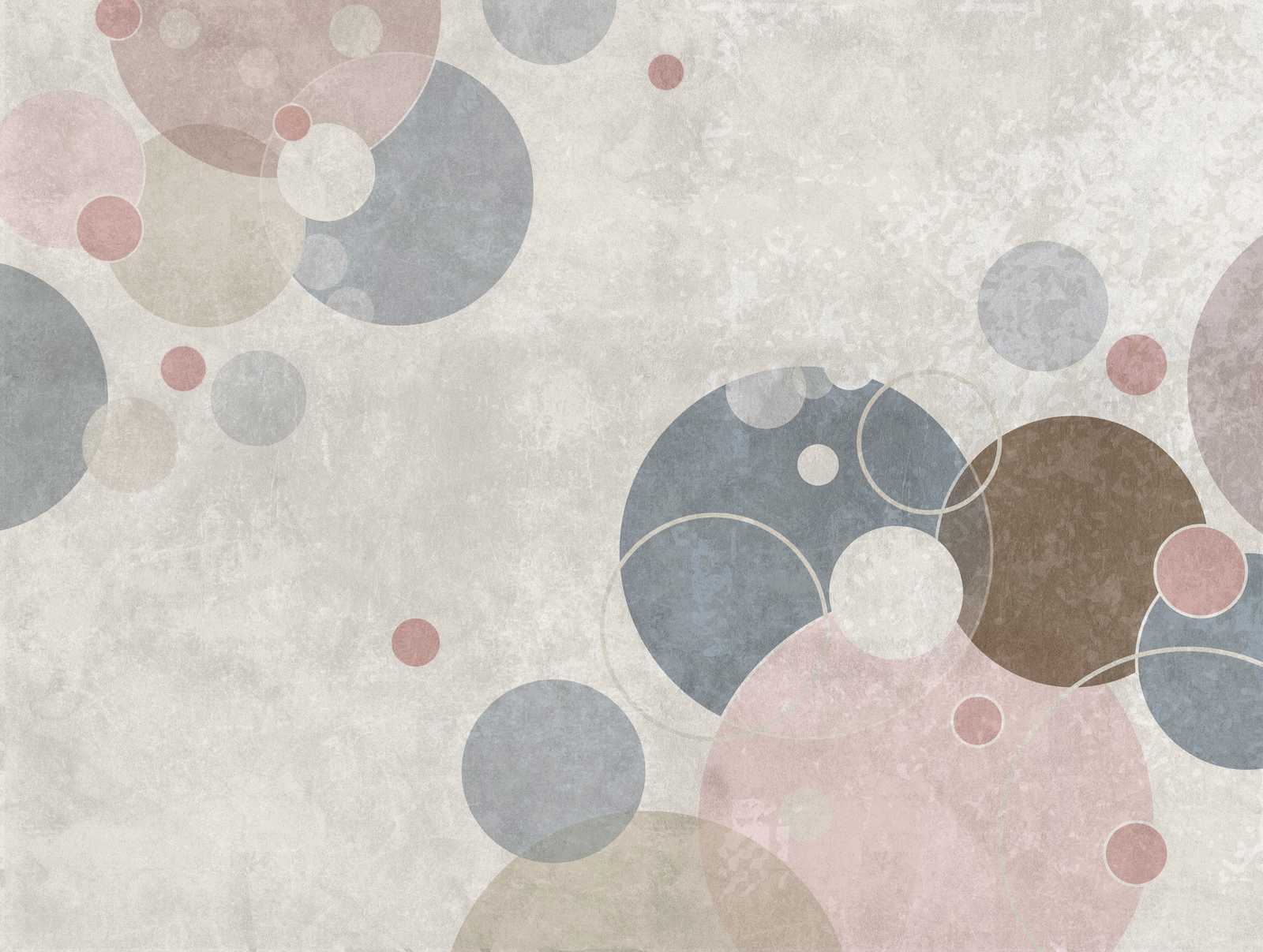             Tapeten-Neuheit – Motivtapete Kreis Muster abstrakt im Modernen Design
        
