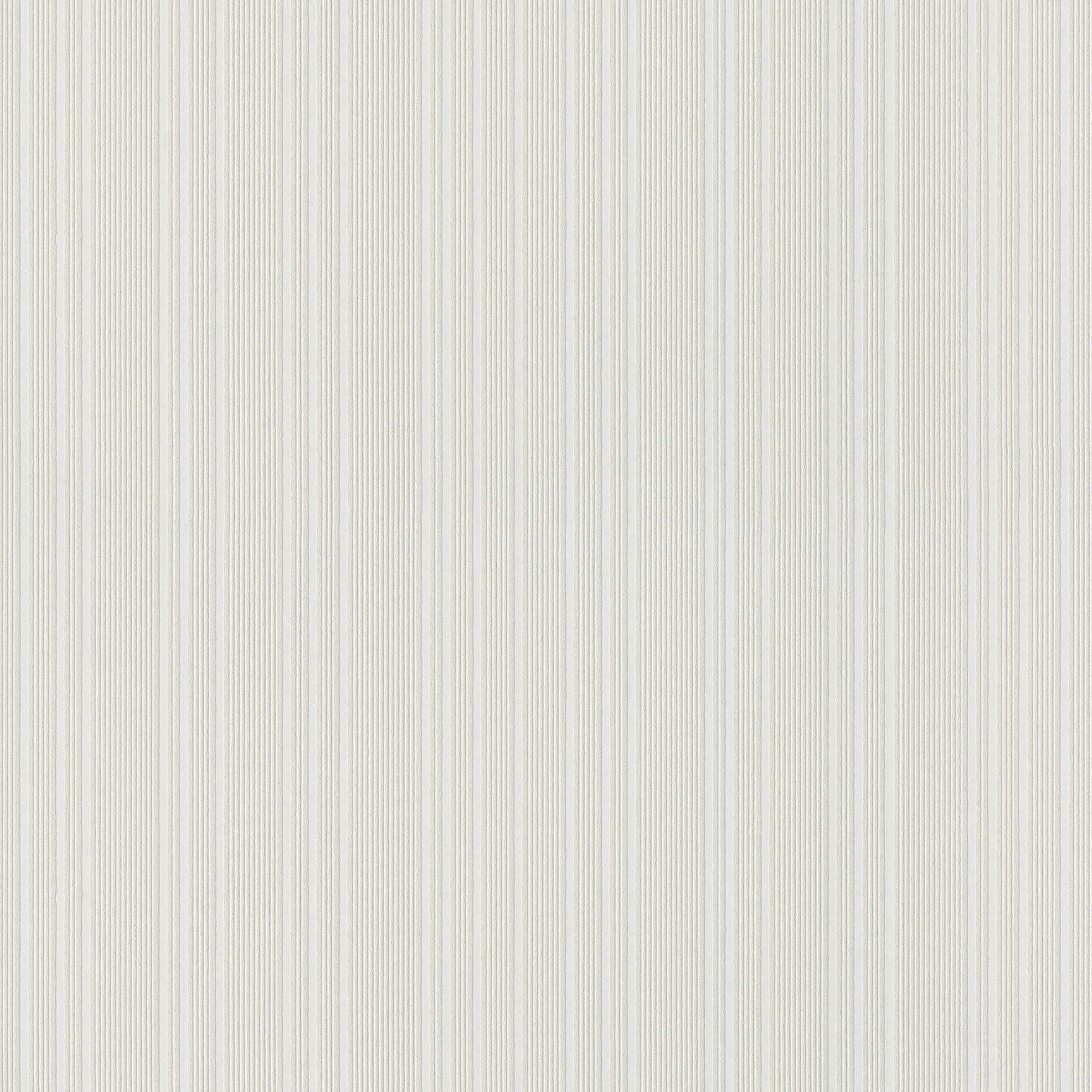         Überstreichbare Vliestapete mit Linienmuster – Weiß
    