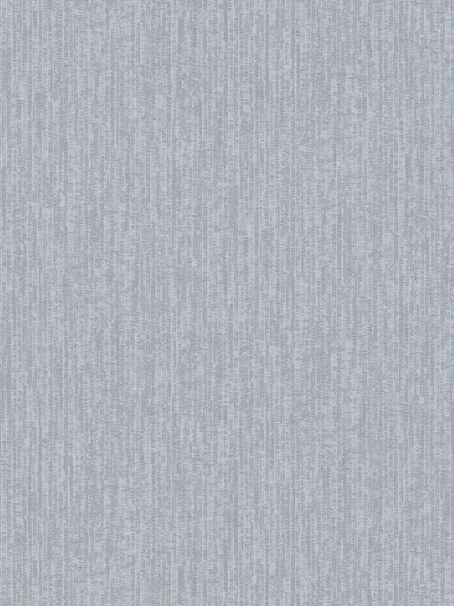             Blau melierte Tapete mit metallic Gewebeoptik – Blau, Grau
        