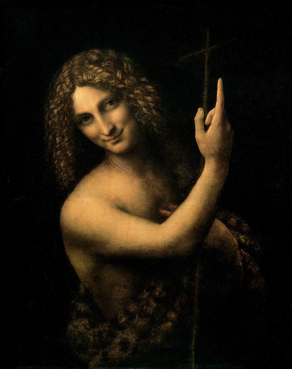             Fototapete "Johannes der Täufer" von Leonardo da Vinci
        