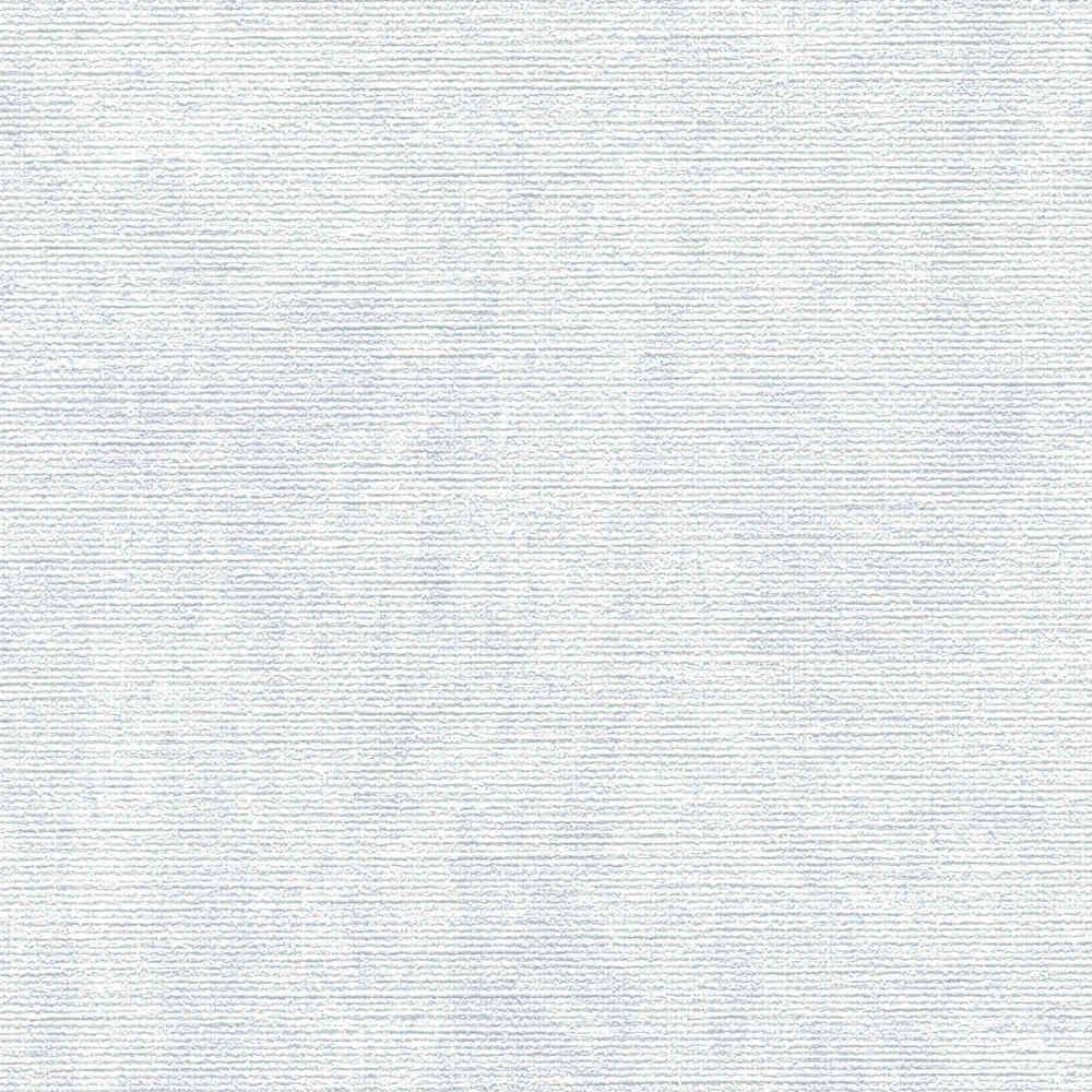             Textiloptik Tapete mit Strukturdesign – Weiß, Blau
        