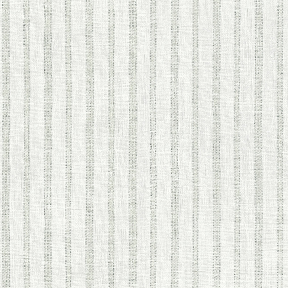             Vintage-Stil Tapete mit Streifen – Creme, Grau
        