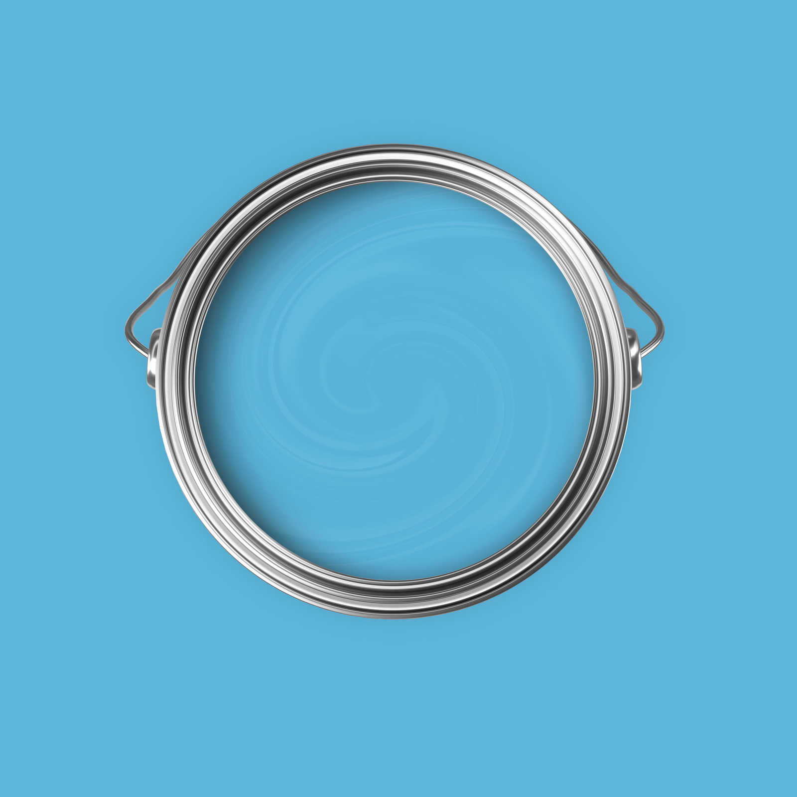             Premium Wandfarbe strahlendes Eisblau »Blissful Blue« NW302 – 5 Liter
        