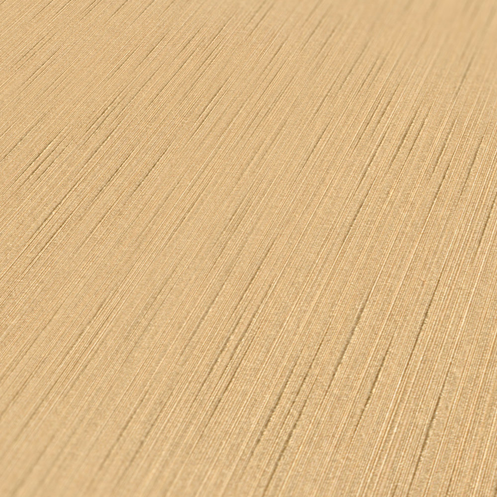             Textilstruktur Tapete Sandfarben meliert – Beige
        