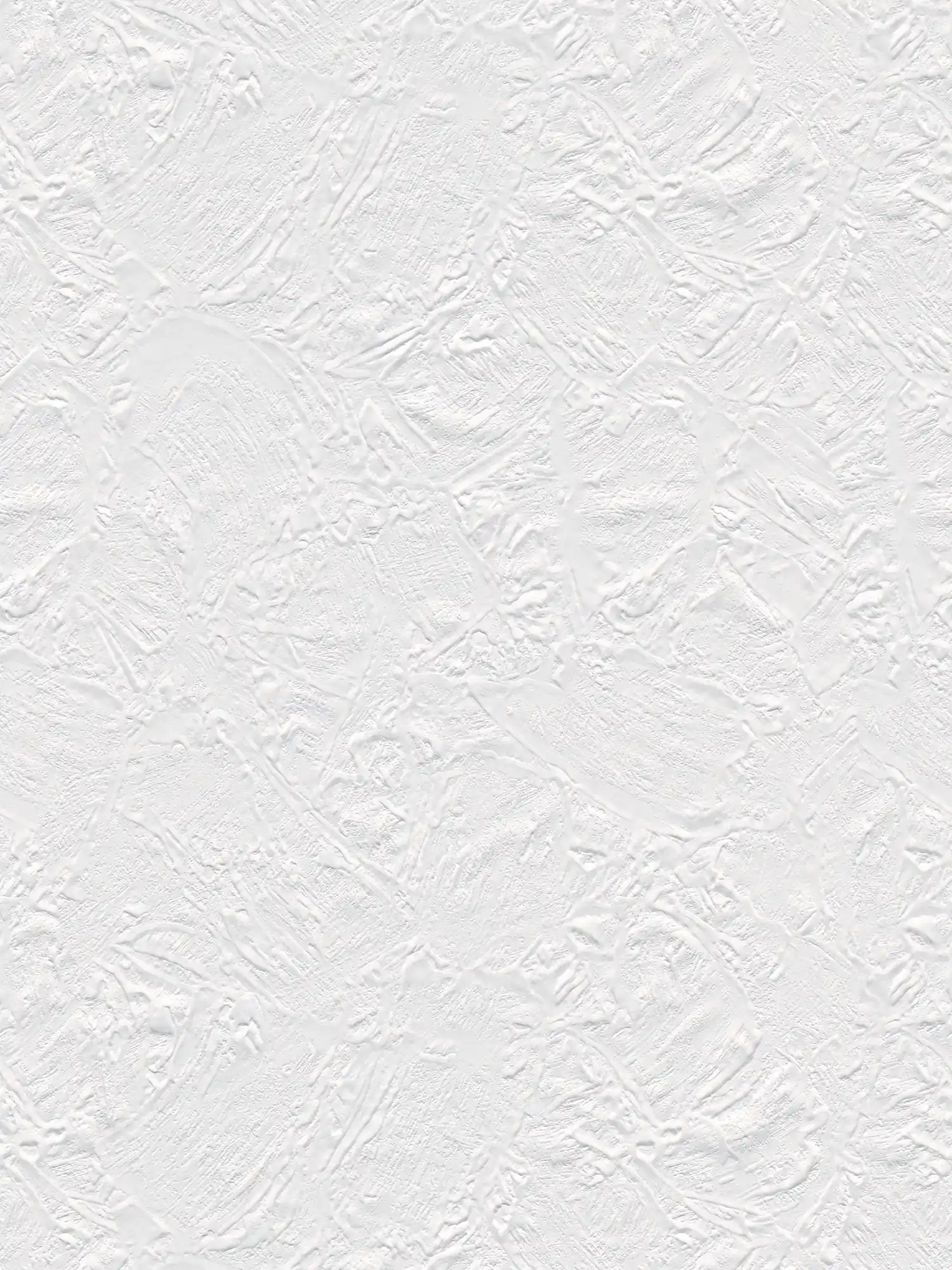         Überstreichbare Tapete mit Putzoptik – Überstreichbar, Weiß
    