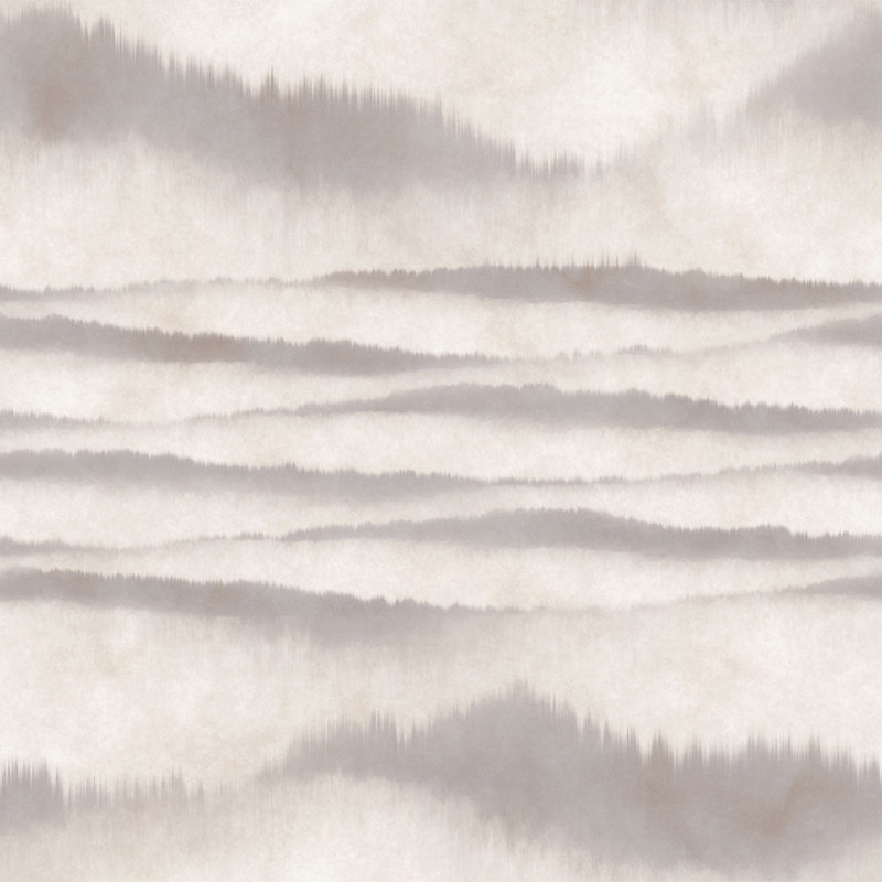         Fototapete abstraktes Muster Wellen – Weiß, Grau
    