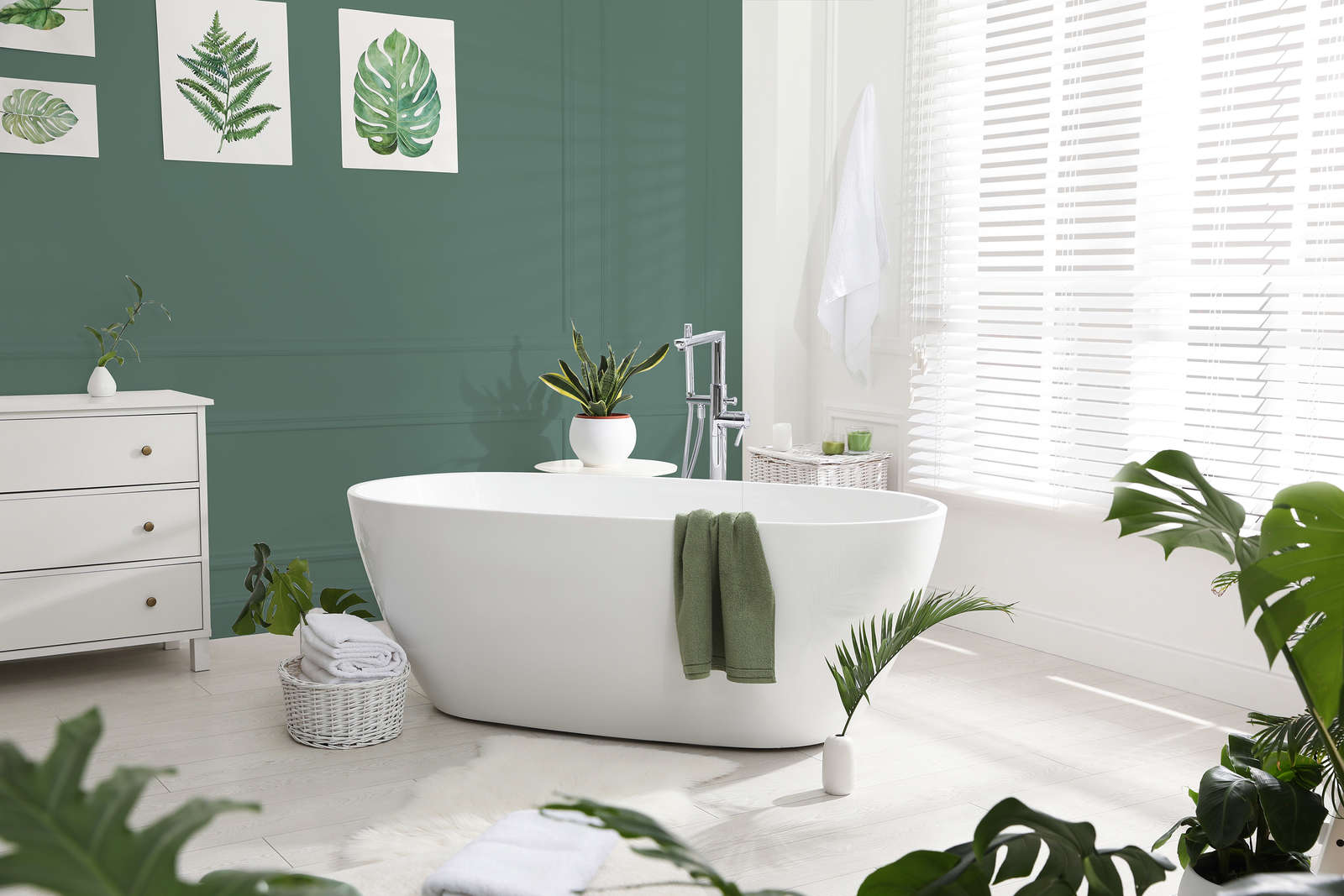             Premium Wandfarbe ruhiges Eukalyptus »Expressive Emerald« NW410 – 1 Liter
        