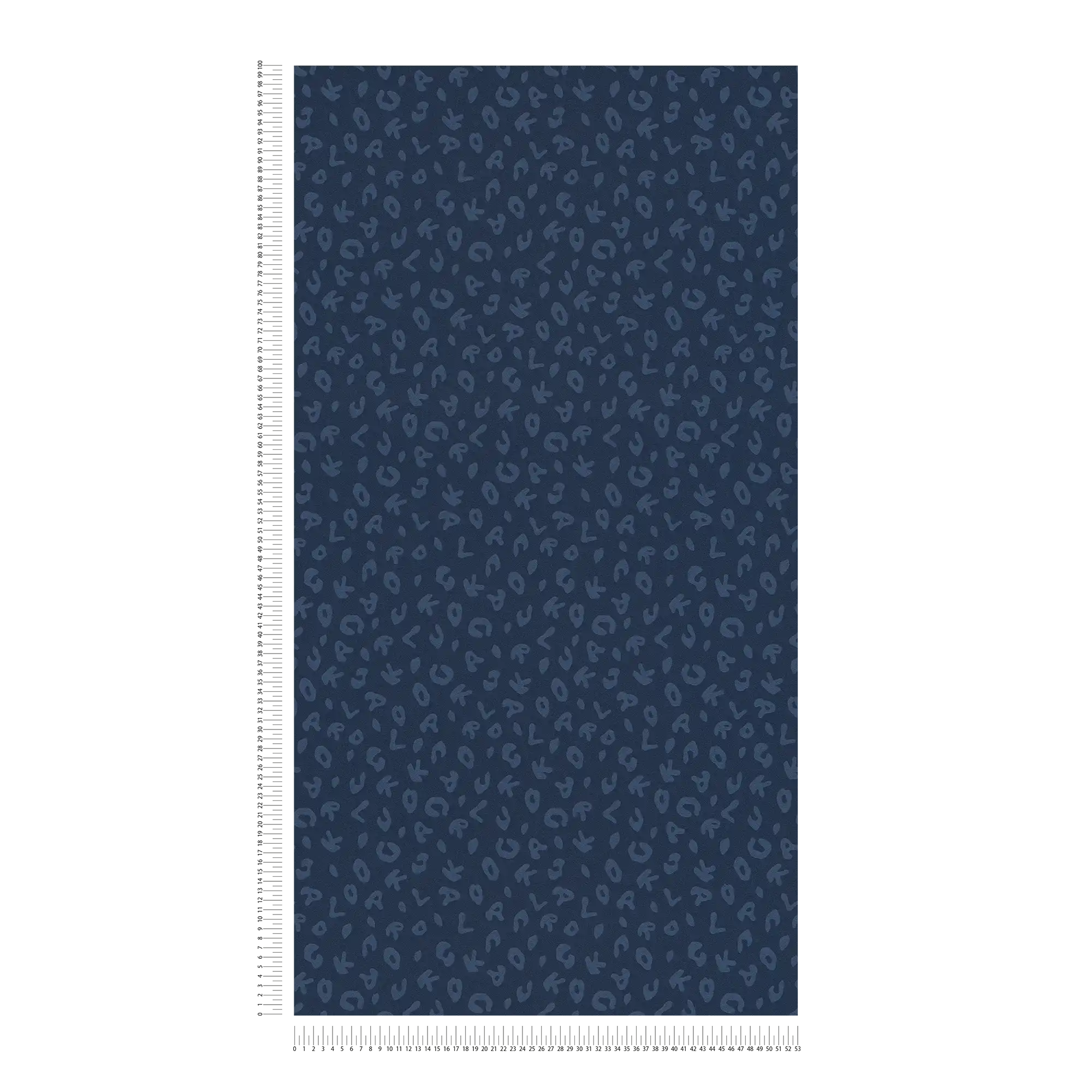             Karl LAGERFELD Tapete Animal Print – Blau, Metallic
        