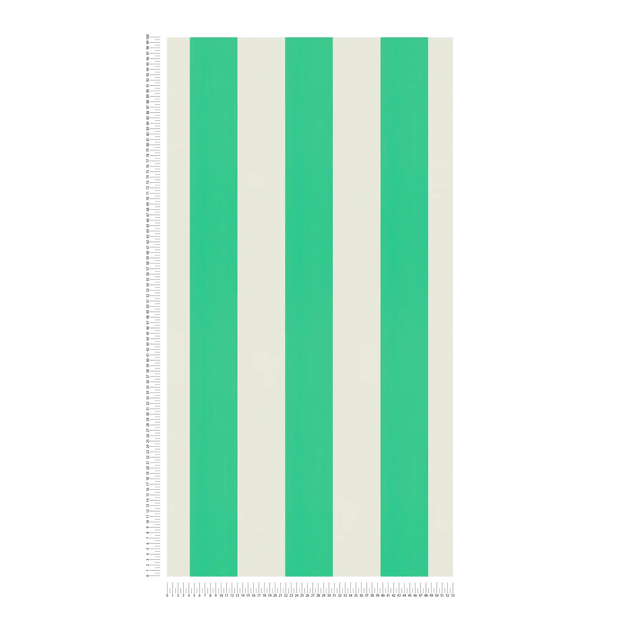            Streifentapete mit leichter Struktur – Grün, Weiß
        