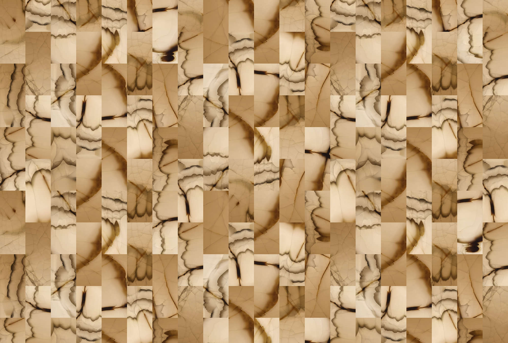             Cut stone 1 - Fototapete mit Steinoptik abstrakt – Beige, Braun | Perlmutt Glattvlies
        
