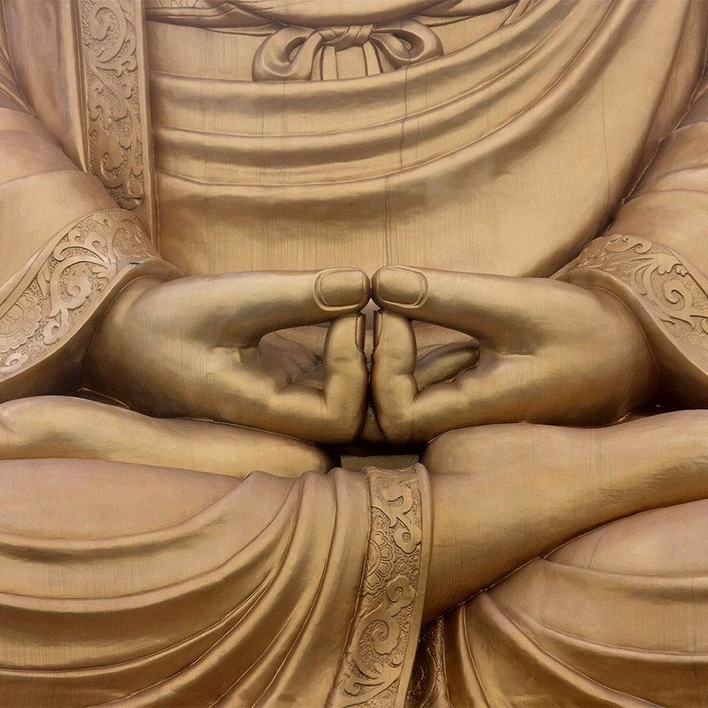 Fototapete Religion Buddha-Statue – Perlmutt Glattvlies
