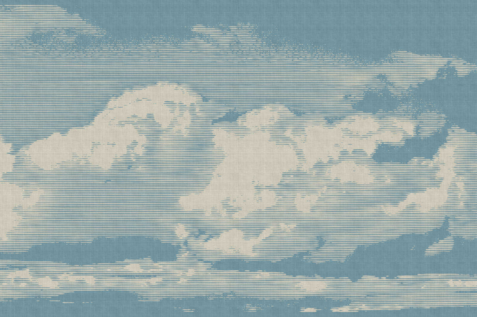             Clouds 1 - Himmlisches Leinwandbild mit Wolkenmotiv in naturleinen Optik – 1,20 m x 0,80 m
        