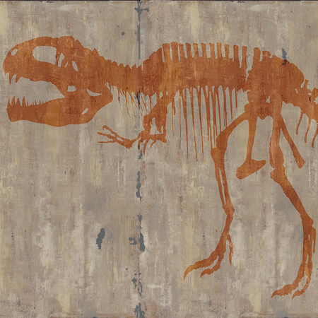         Fototapete Höhlenmalerei eines T-Rex
    
