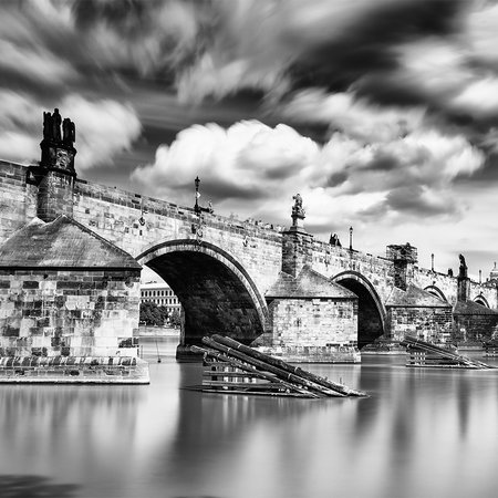         Fototapete Karlsbrücke über die Moldau, Prag
    