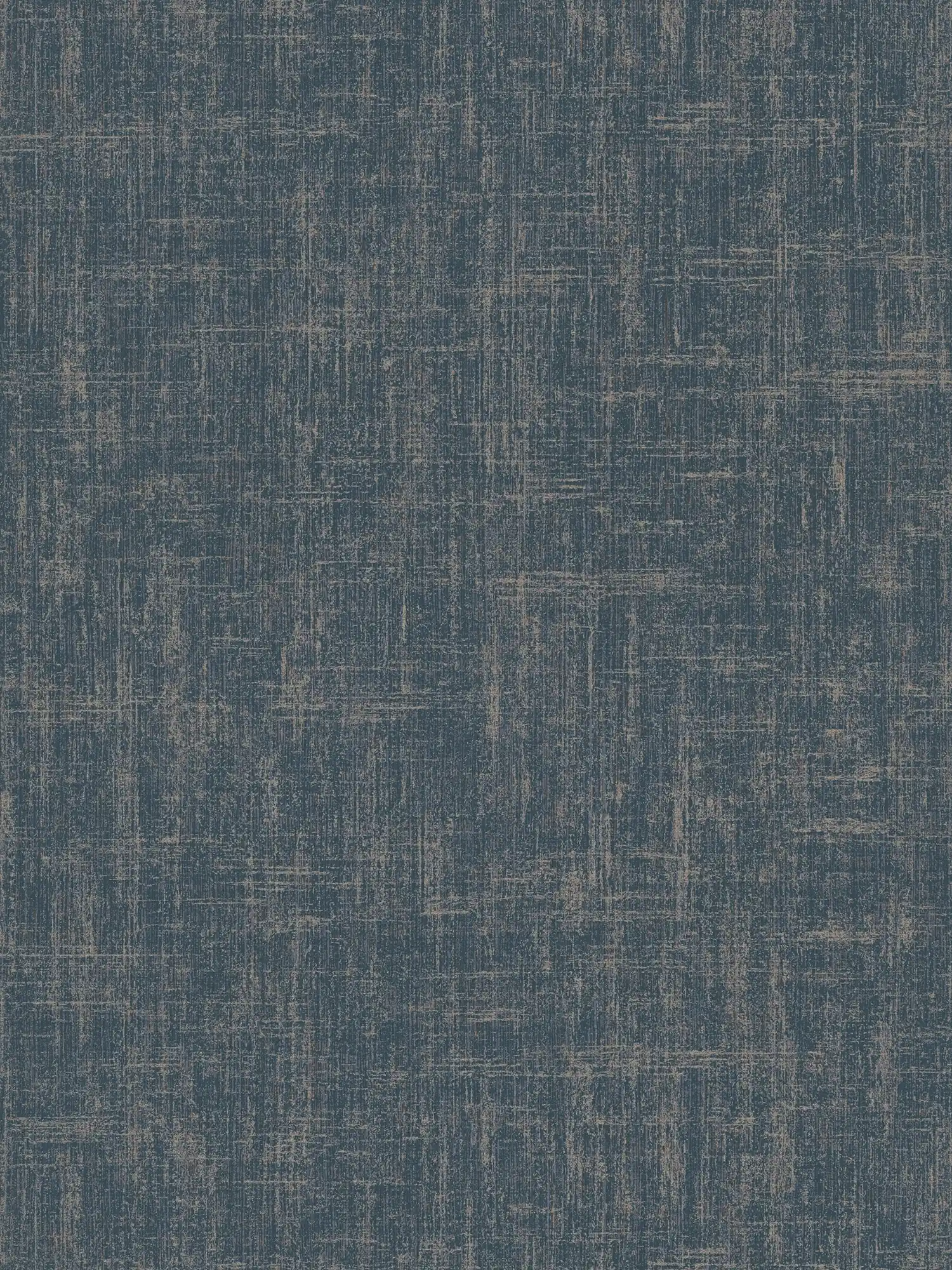Marineblaue Tapete mit Metallic Akzent – Blau

