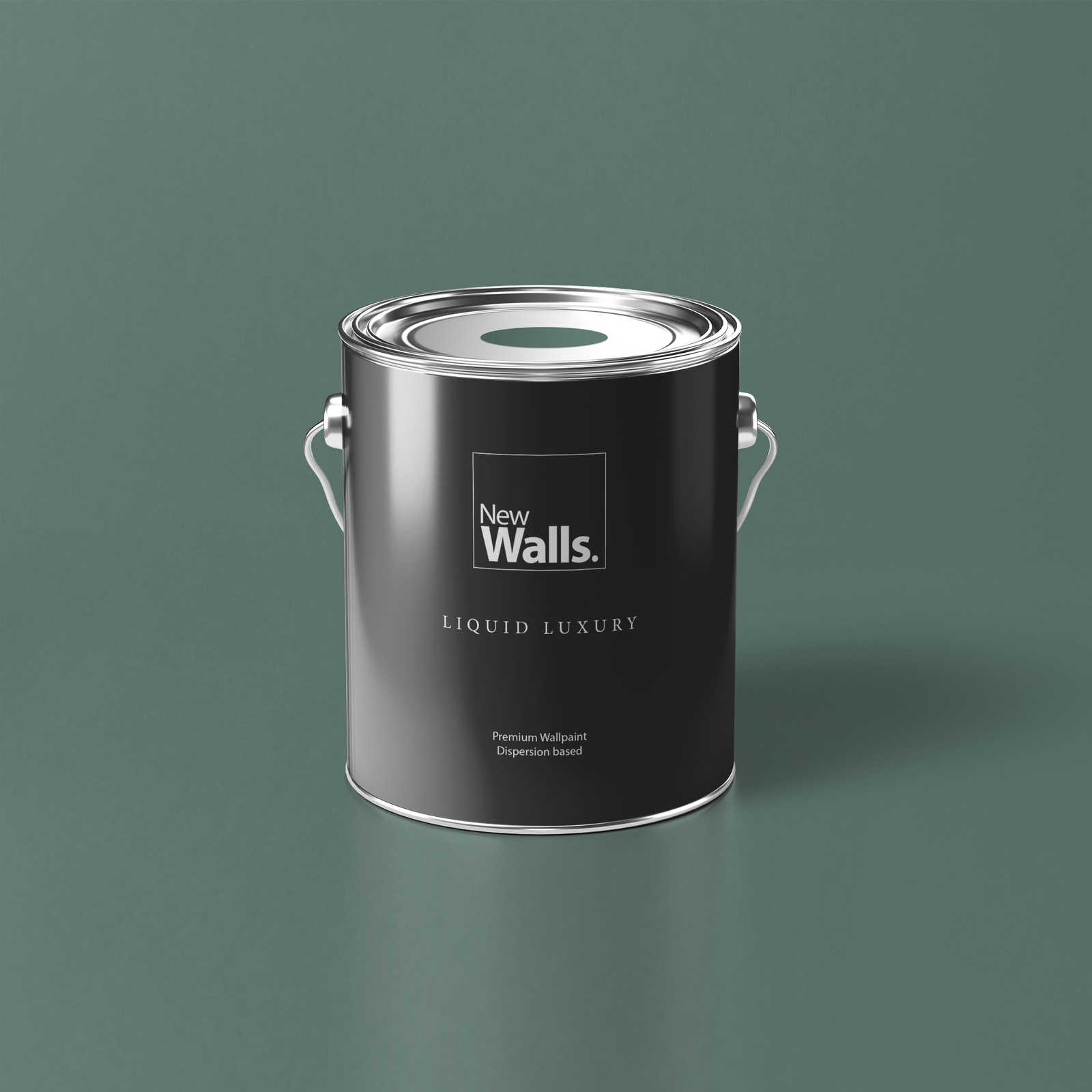 Premium Wandfarbe ruhiges Eukalyptus »Expressive Emerald« NW410 – 5 Liter
