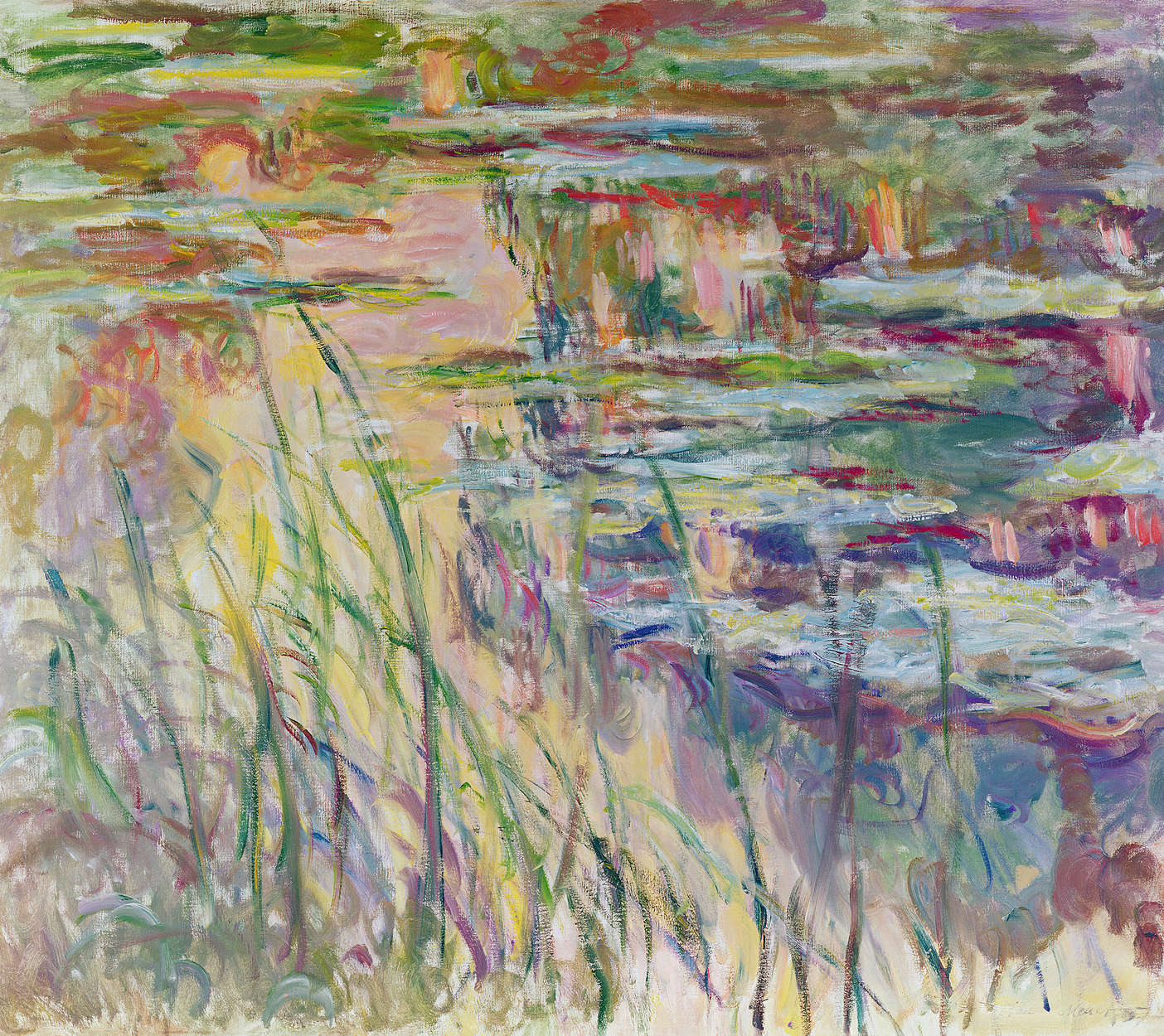             Fototapete "Spiegelungen auf dem Wasser" von Claude Monet
        