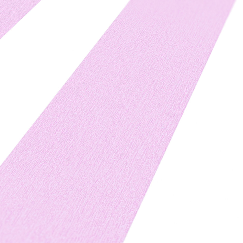             Tapete Kinderzimmer Mädchen vertikale Streifen – Rosa, Weiß
        