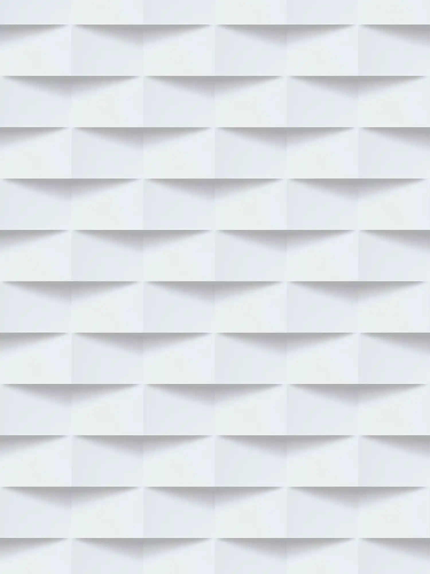 Selbstklebende Tapete 3D Optik mit grafischen Muster – Weiß
