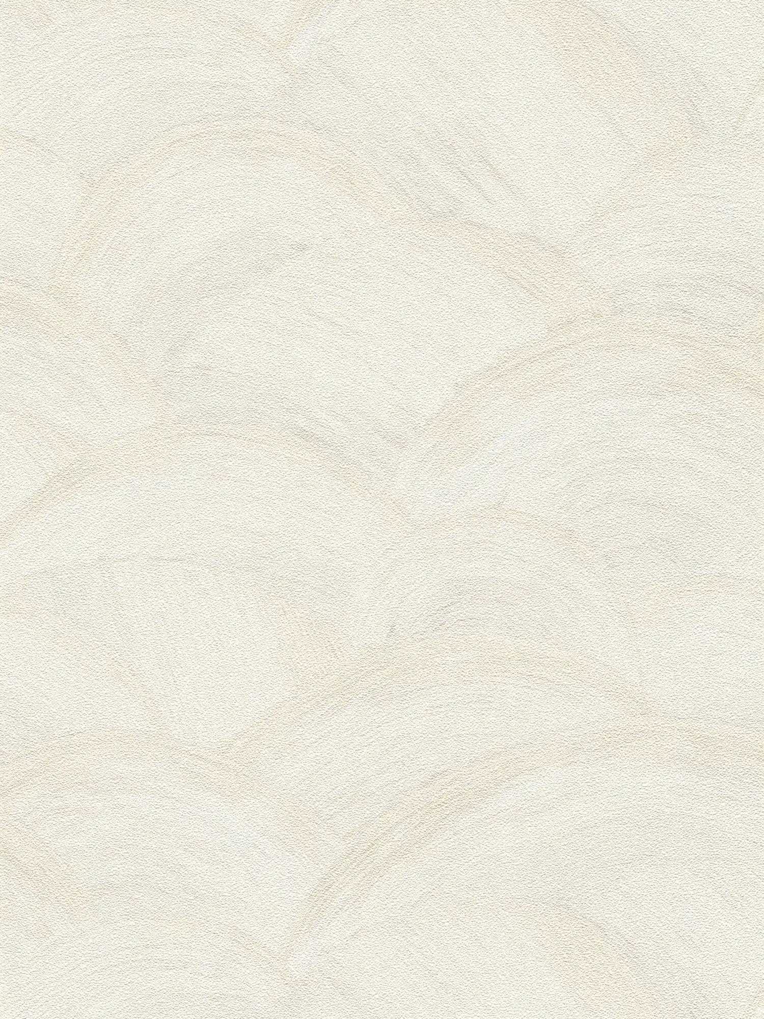 Vliestapete mit dezenten Wellenmuster – Weiß, Creme, Grau
