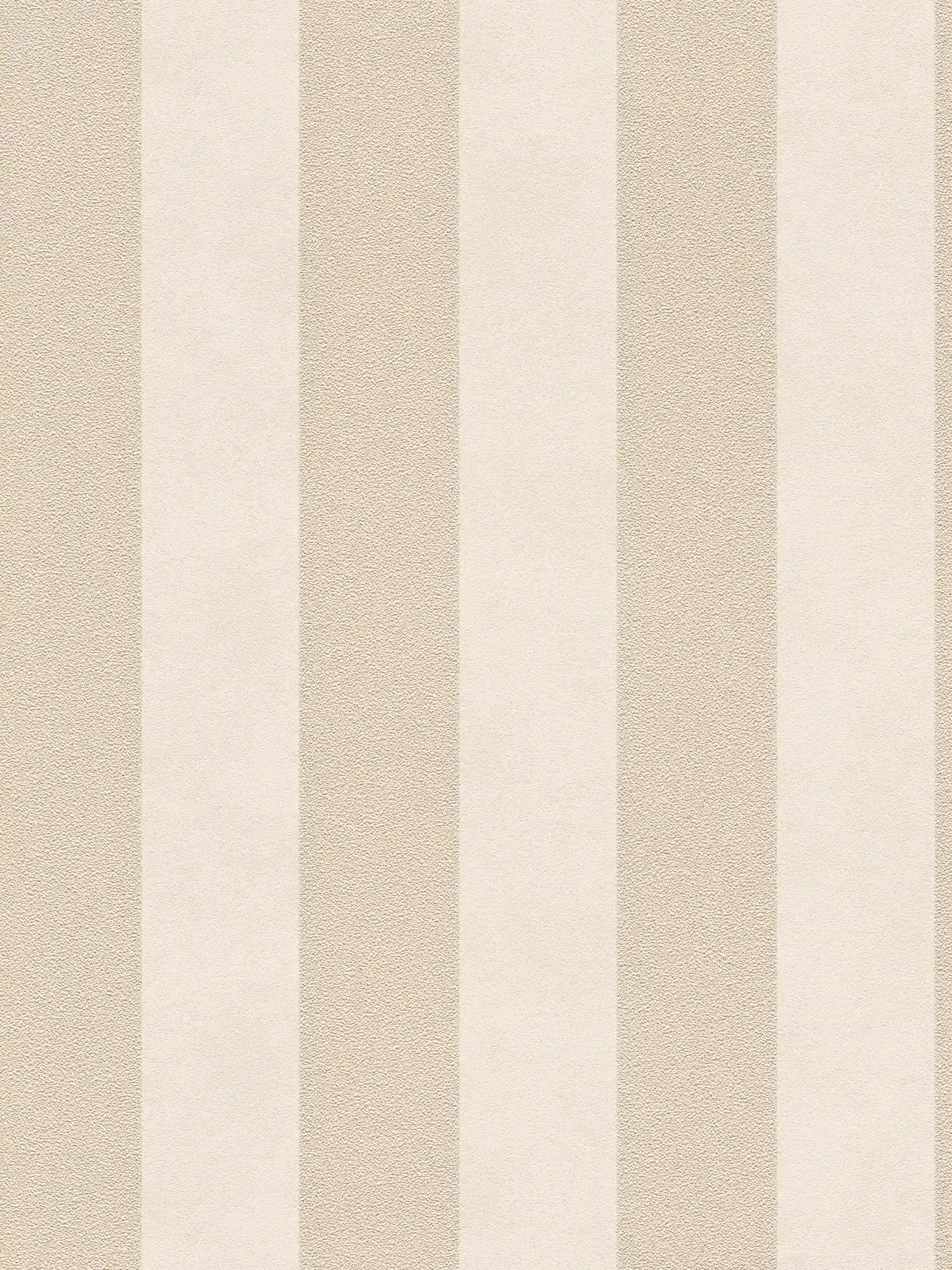         Blockstreifen-Tapete mit Farb- und Strukturmuster – Beige, Gold, Creme
    