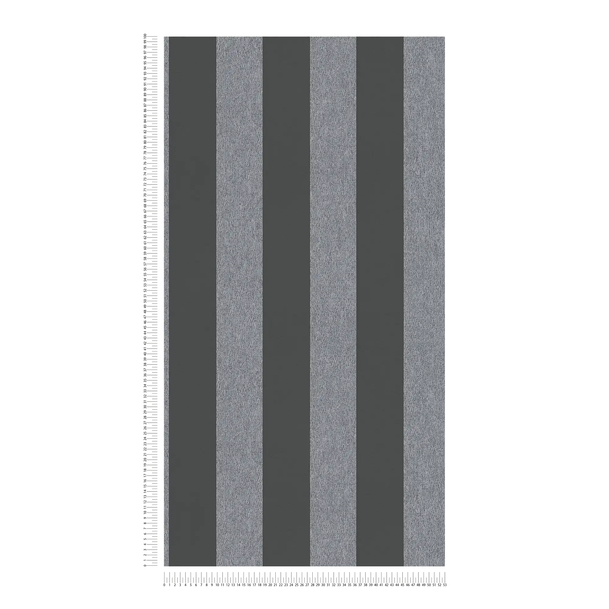             Streifen Vliestapete in Strukturoptik matt – Schwarz, Grau
        