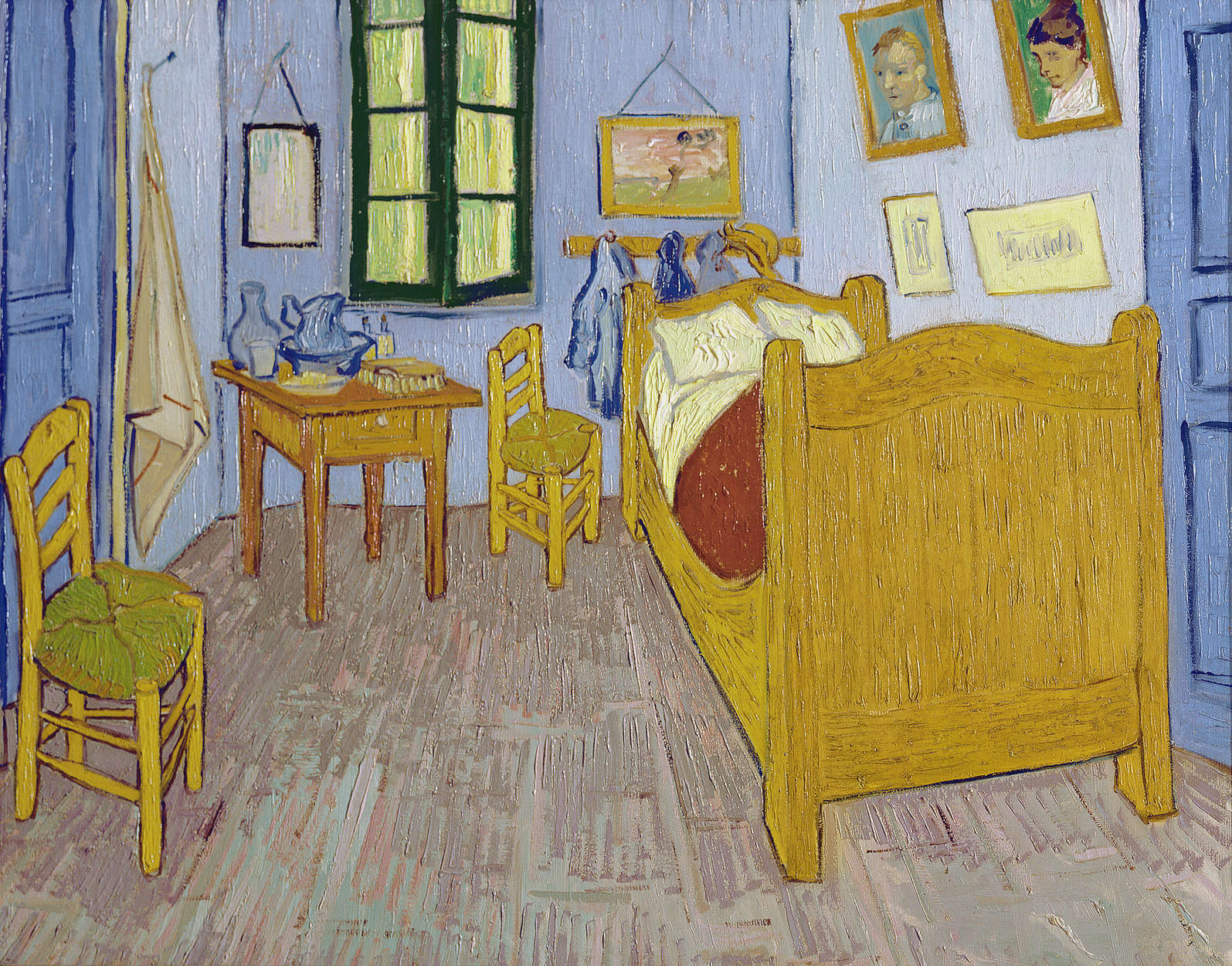             Fototapete "Vincents Schlafzimmer in Arles" von Vincent van Gogh
        