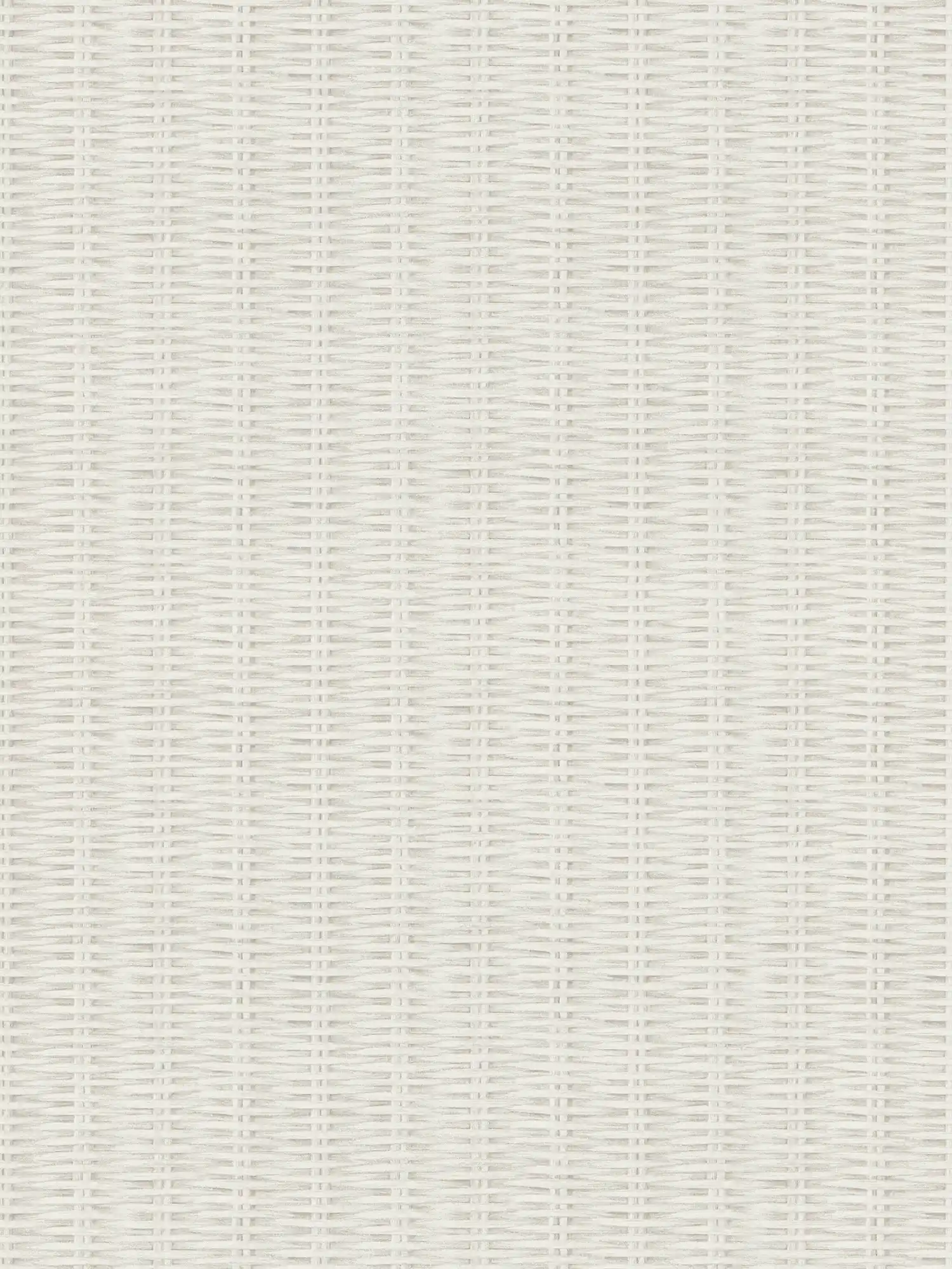 Vliestapete Rattan Motiv – Weiß, Grau
