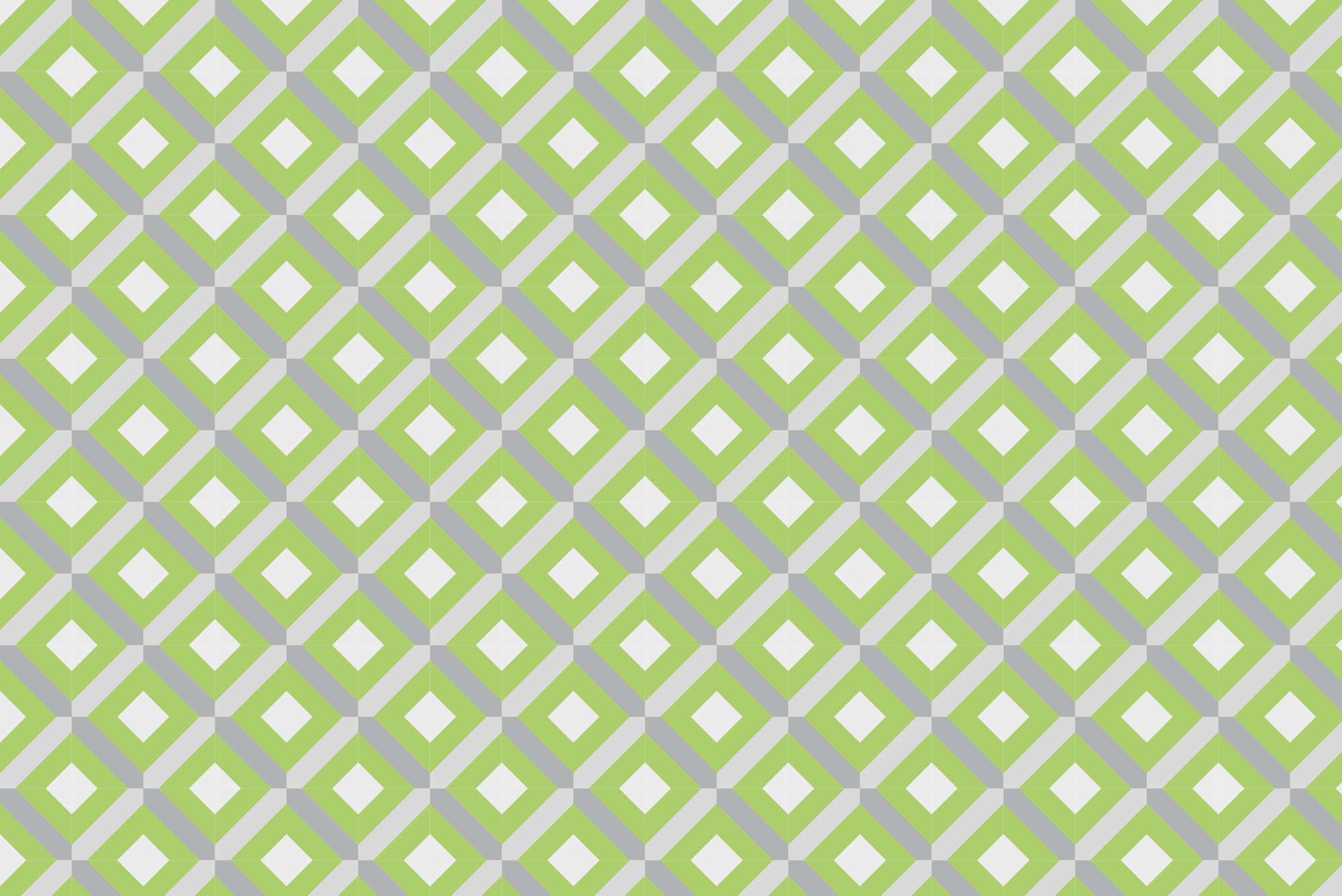             Design Fototapete Kästchen Motiv mit kleinen Quadraten grün auf Perlmutt Glattvlies
        