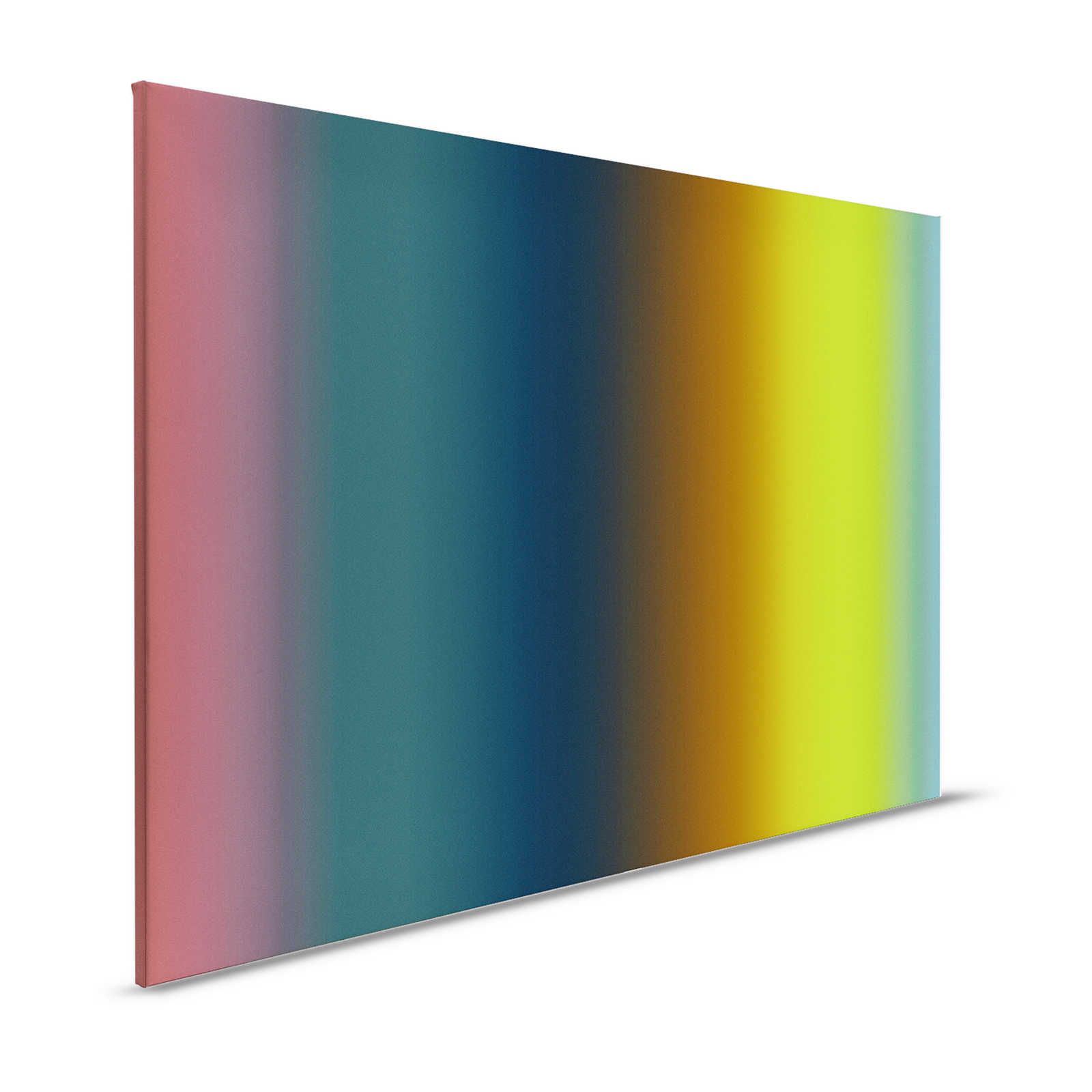 Over the Rainbow 1 - Leinwandbild Farbspektrum Regenbogen modern – 1,20 m x 0,80 m
