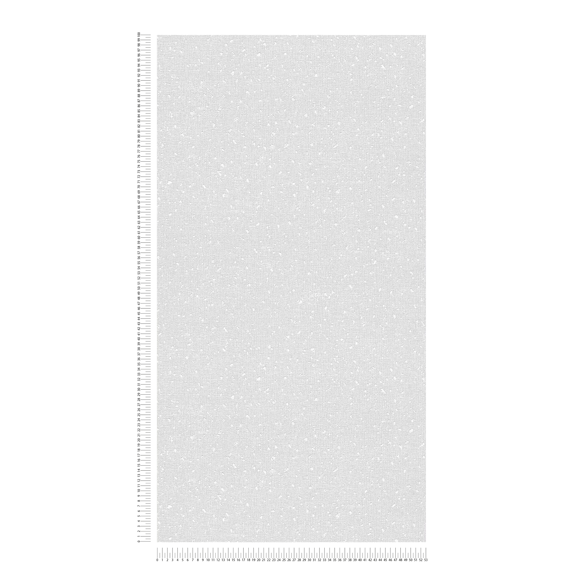             Tapete mit textiler Struktur und Metallic Akzent – Weiß, Grau
        