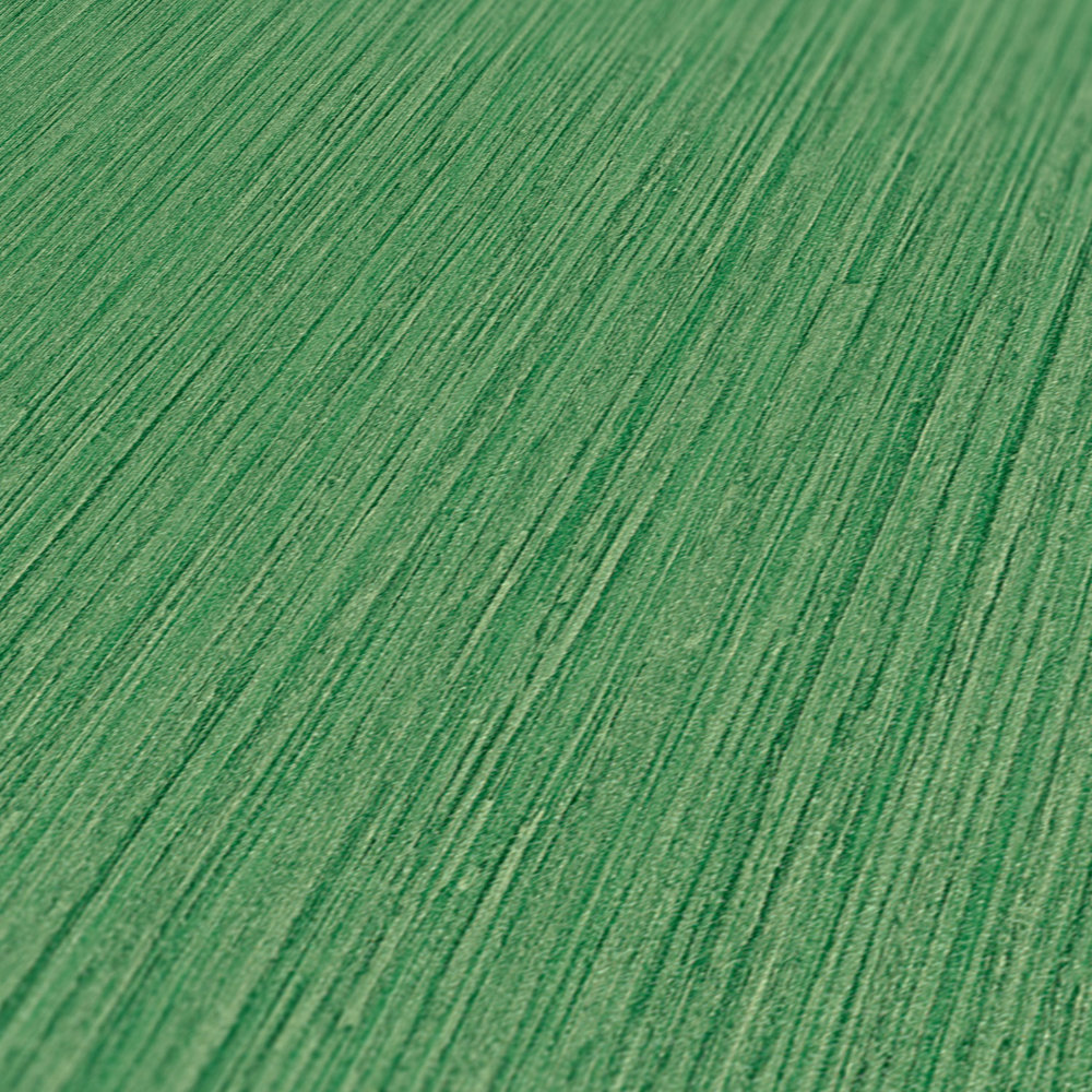             Grüne Tapete mit Strukturdesign Grasgrün meliert
        