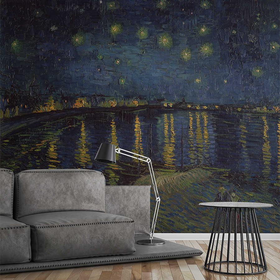 Fototapete "Sternennacht über der Rhone" von Vincent van Gogh

