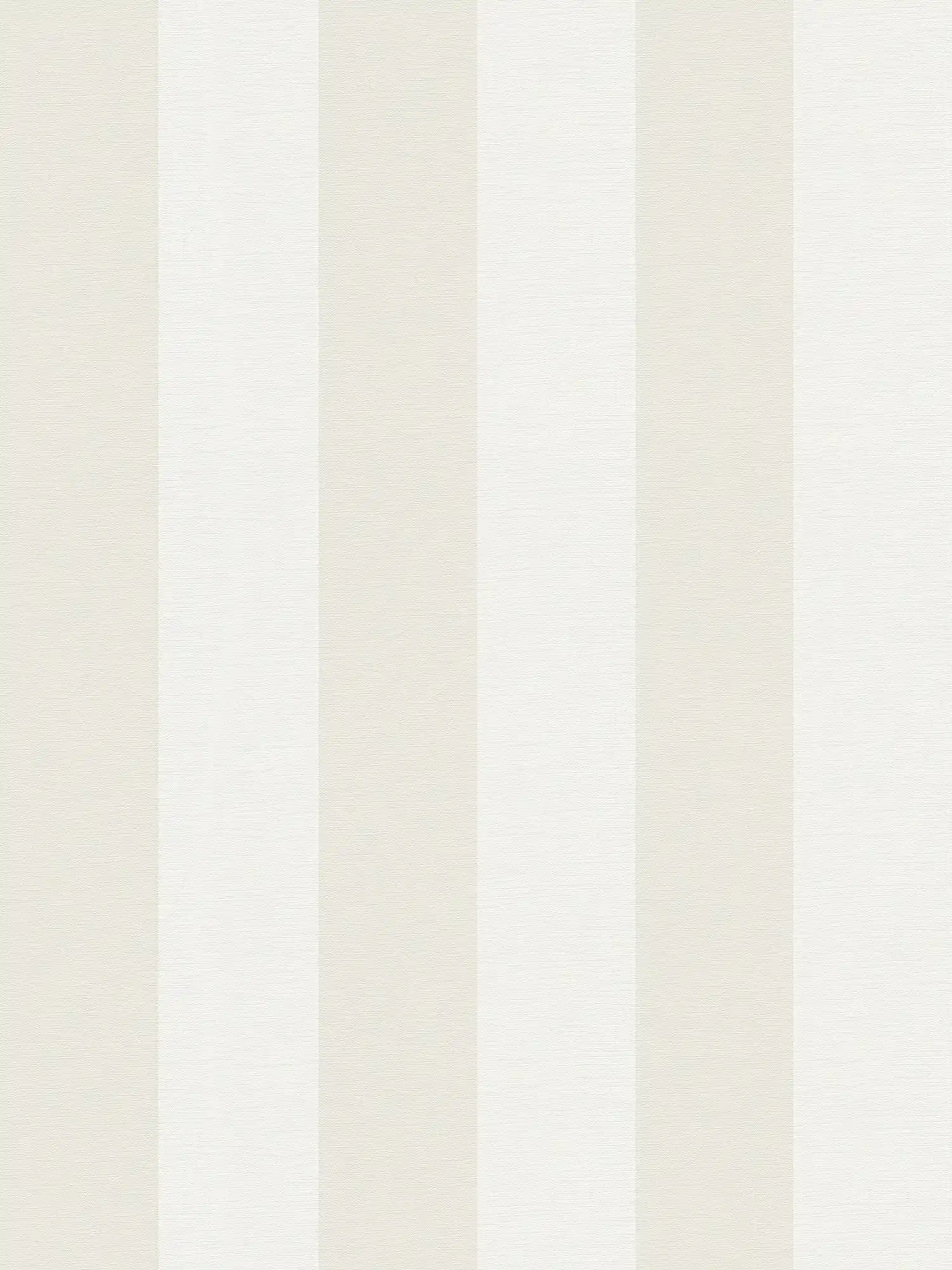         Streifentapete mit Textil-Look für junges Design – Beige, Weiß
    