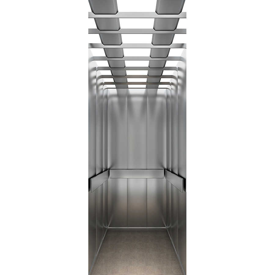 Moderne Fototapete Aufzug Motiv auf Matt Glattvlies
