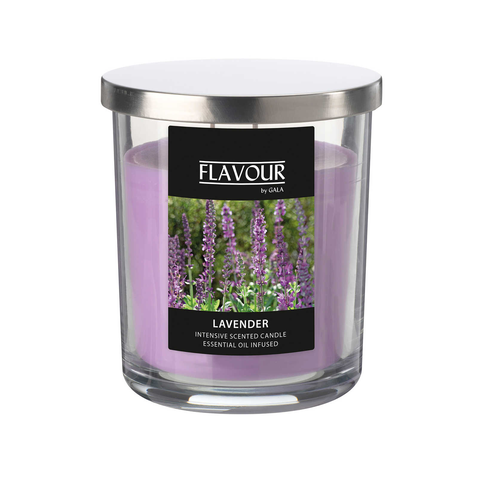         Lavendel Duftkerze mit zartem Duft – 380g
    
