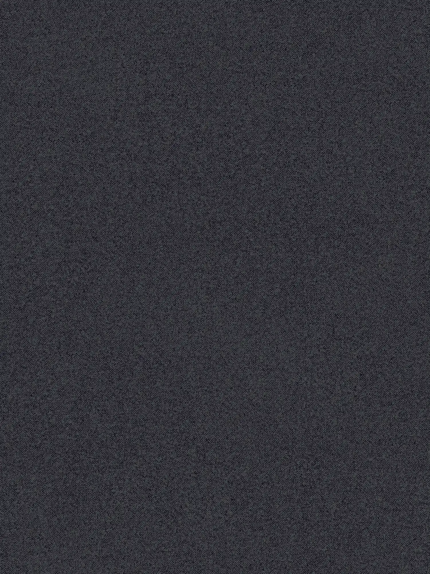 Strukturtapete Uni mit Leinen-Optik – Schwarz, Grau
