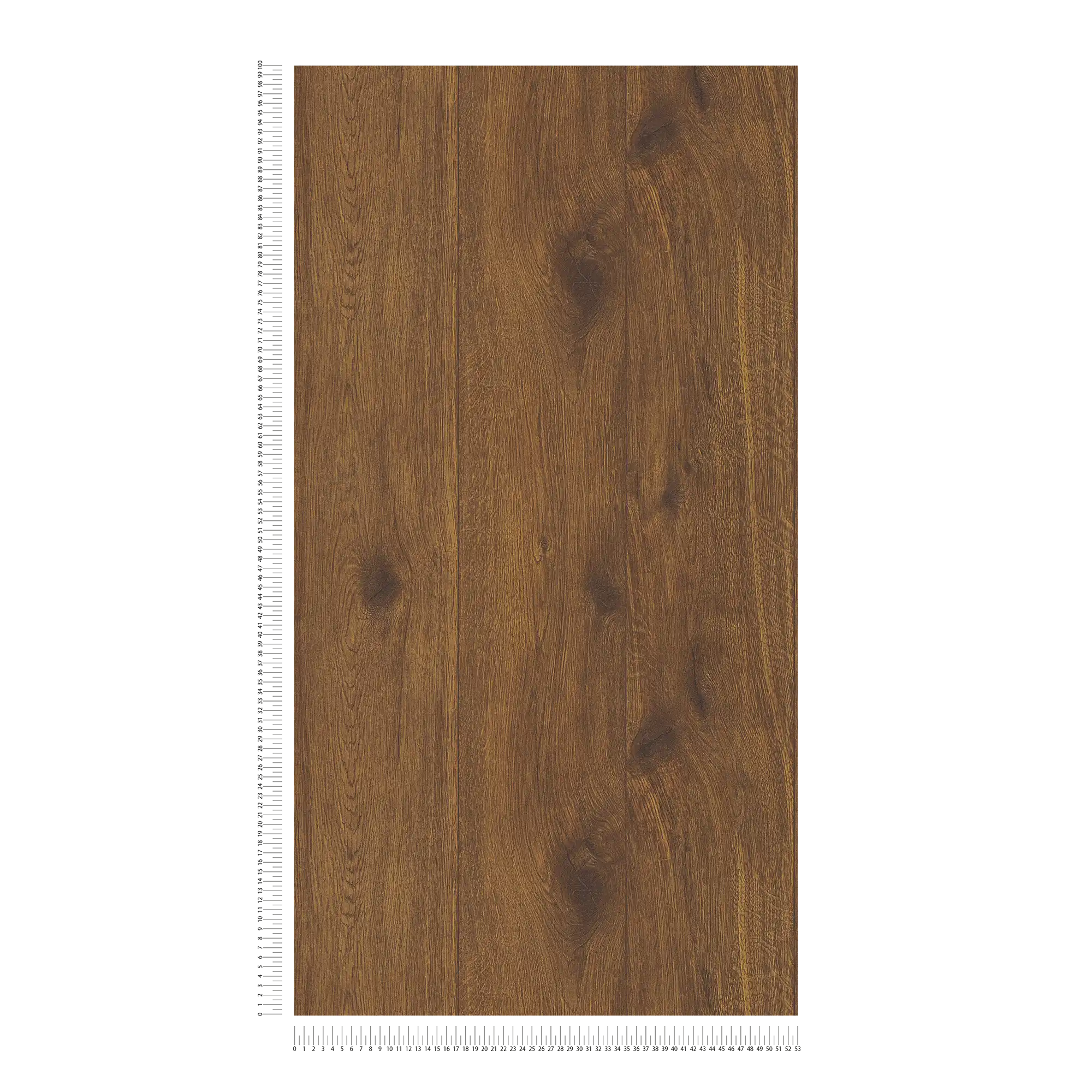             Holzoptik Tapete mit natürlicher Holzmaserung – Braun
        