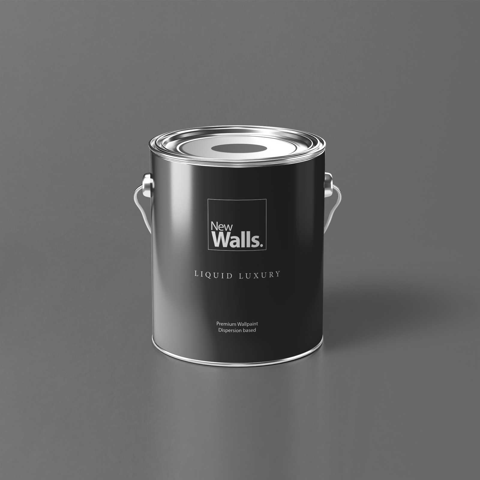 Premium Wandfarbe würdevolles Stahlgrau »Industrial Grey« NW105 – 5 Liter
