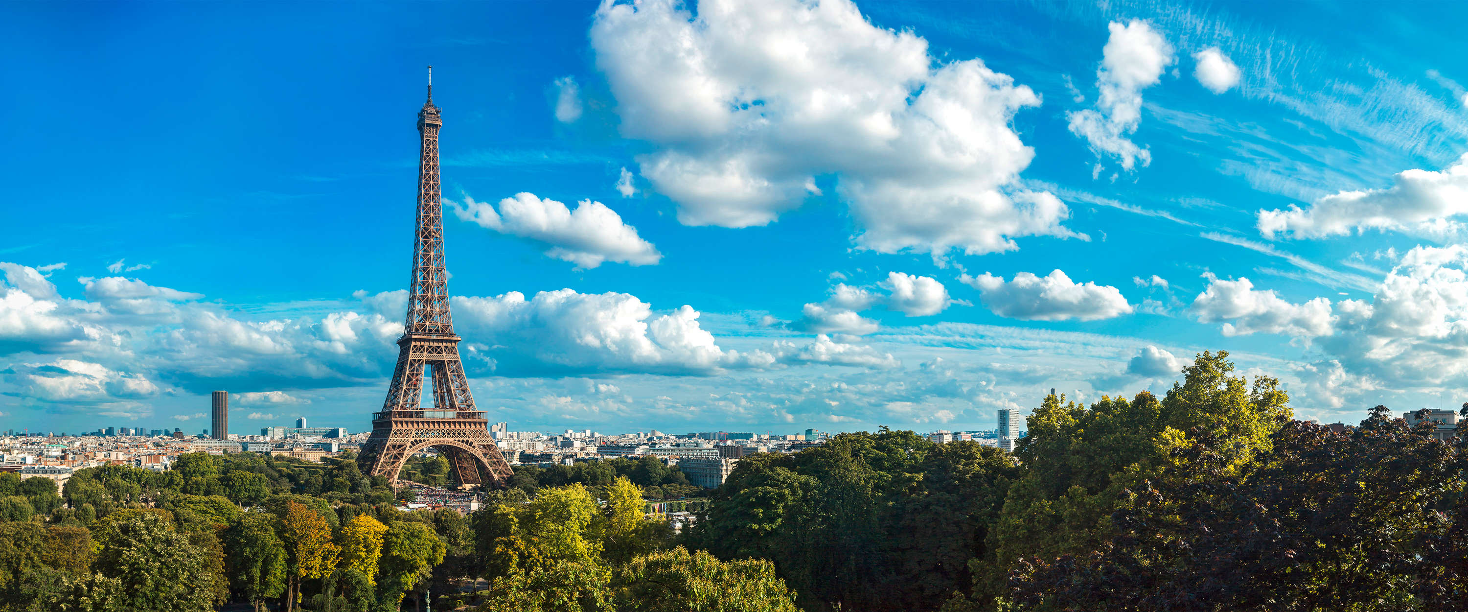             Fototapete Eiffelturm & Skyline von Paris
        